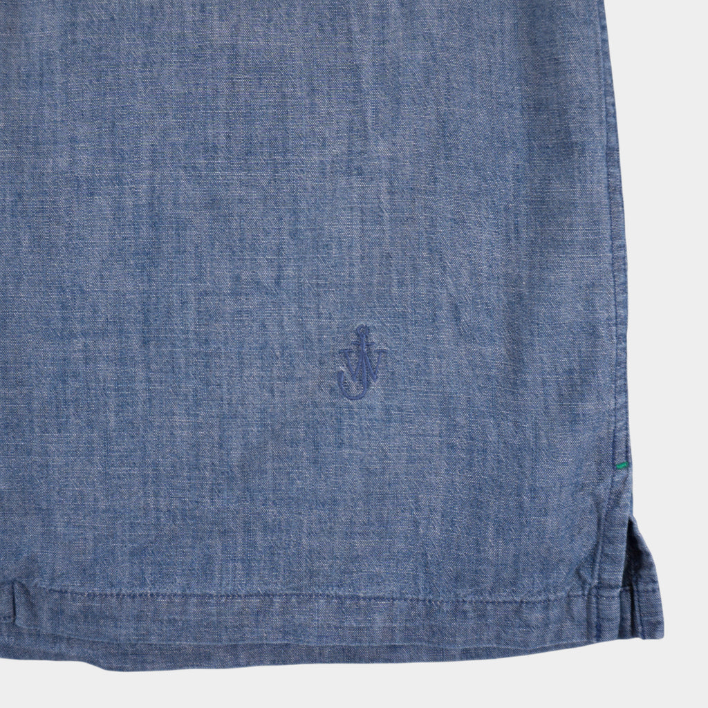 JW Anderson X Uniqlo Синя Риза с Къс Ръкав