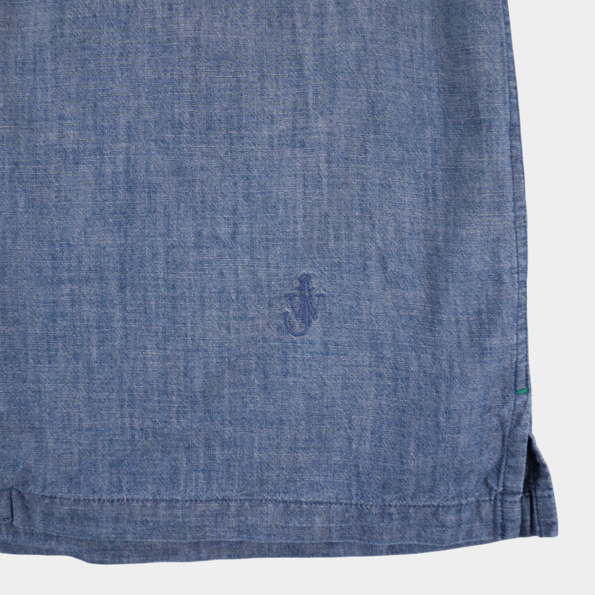 JW Anderson X Uniqlo Синя Риза с Къс Ръкав