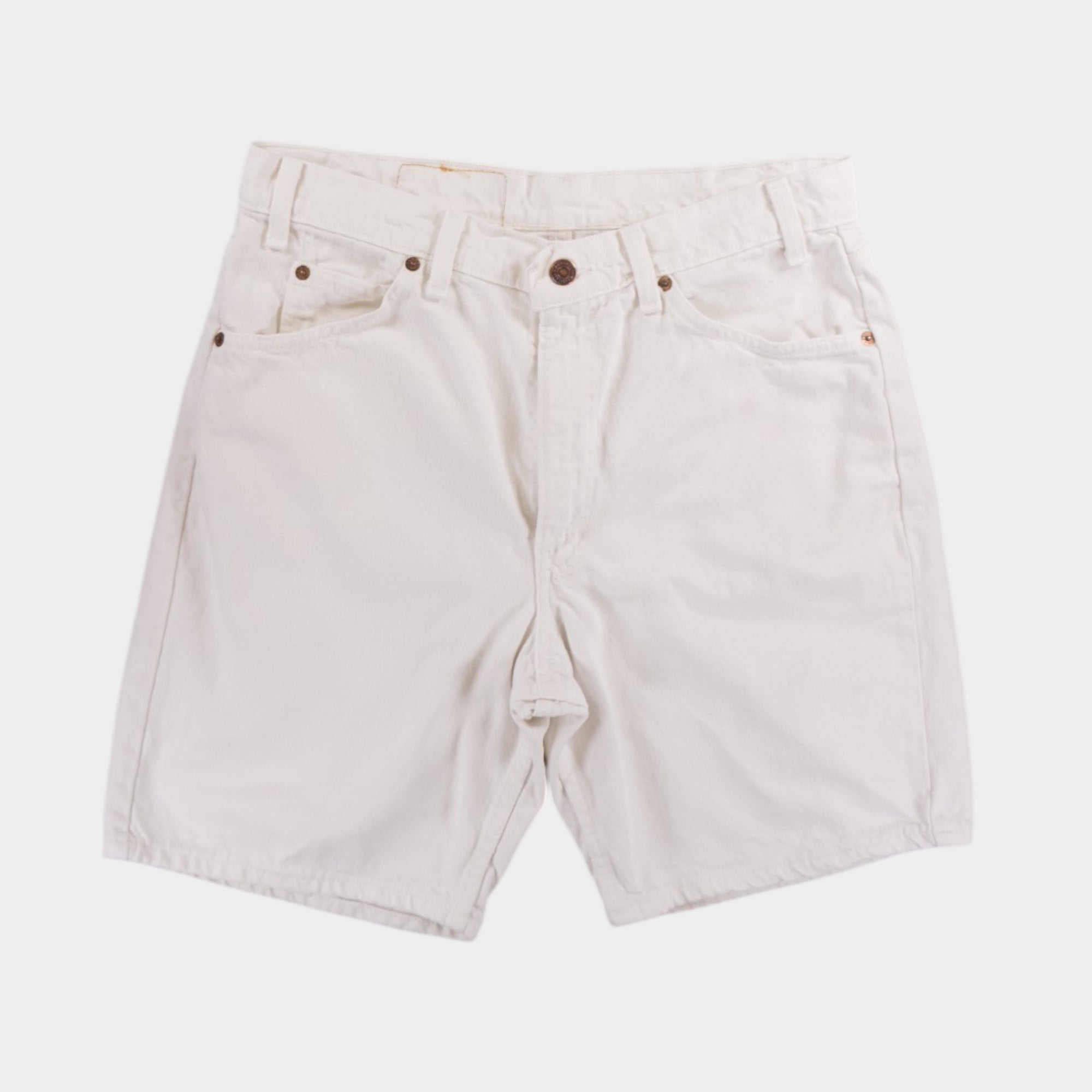 Levi's 550 Винтидж Бели Къси Дънки