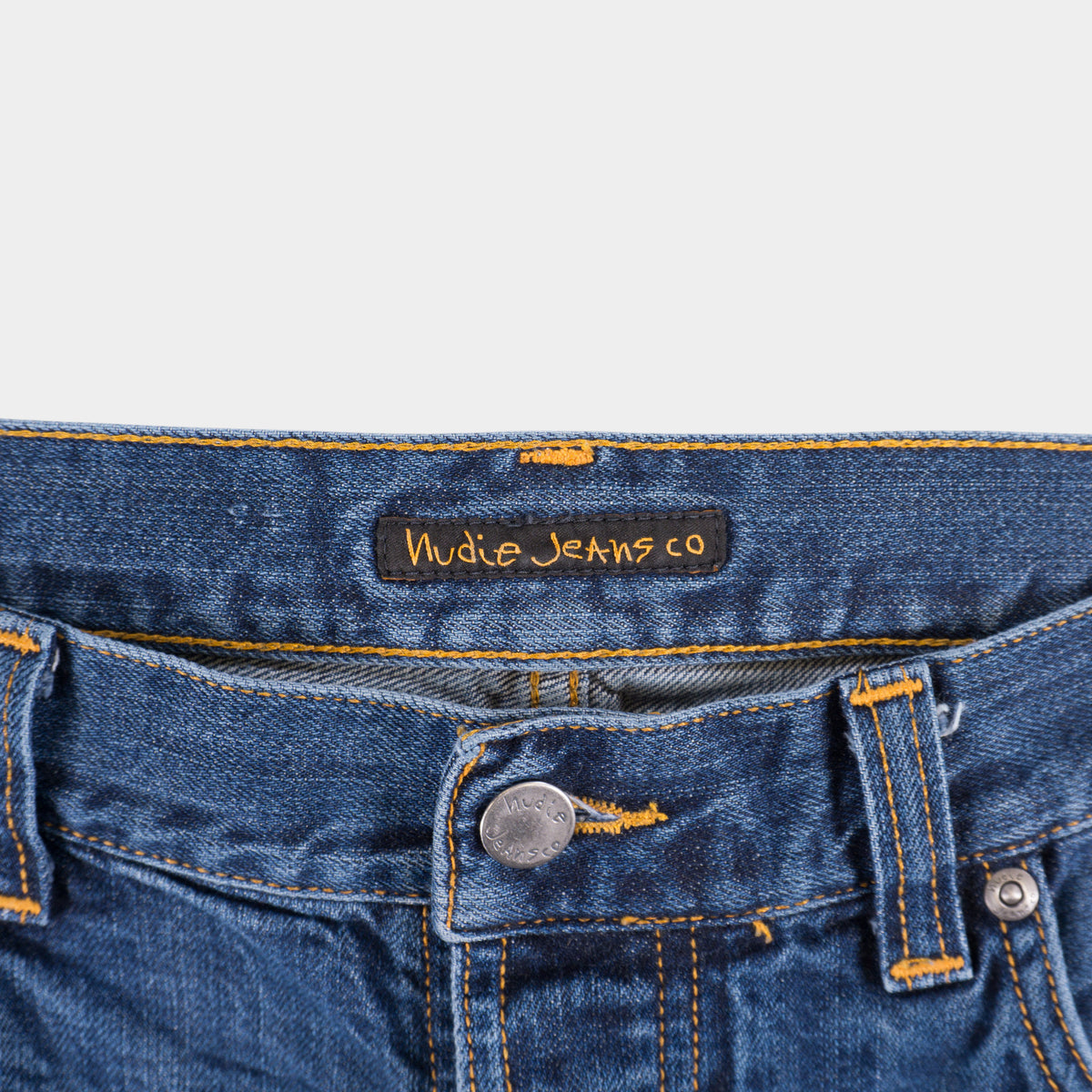 Nudie Jeans Selvedge Сини Дънки