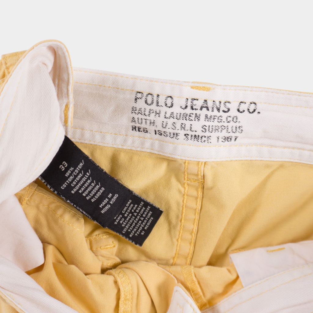 Ralph Jeans Co Ralph Lauren Жълти Къси Панталони