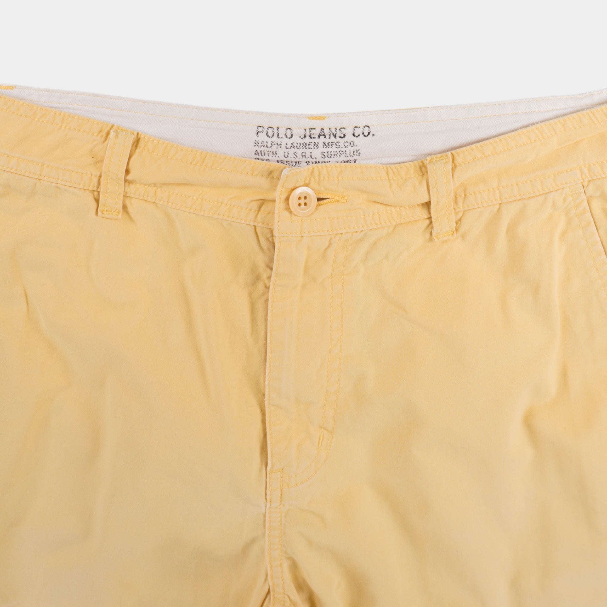 Ralph Jeans Co Ralph Lauren Жълти Къси Панталони