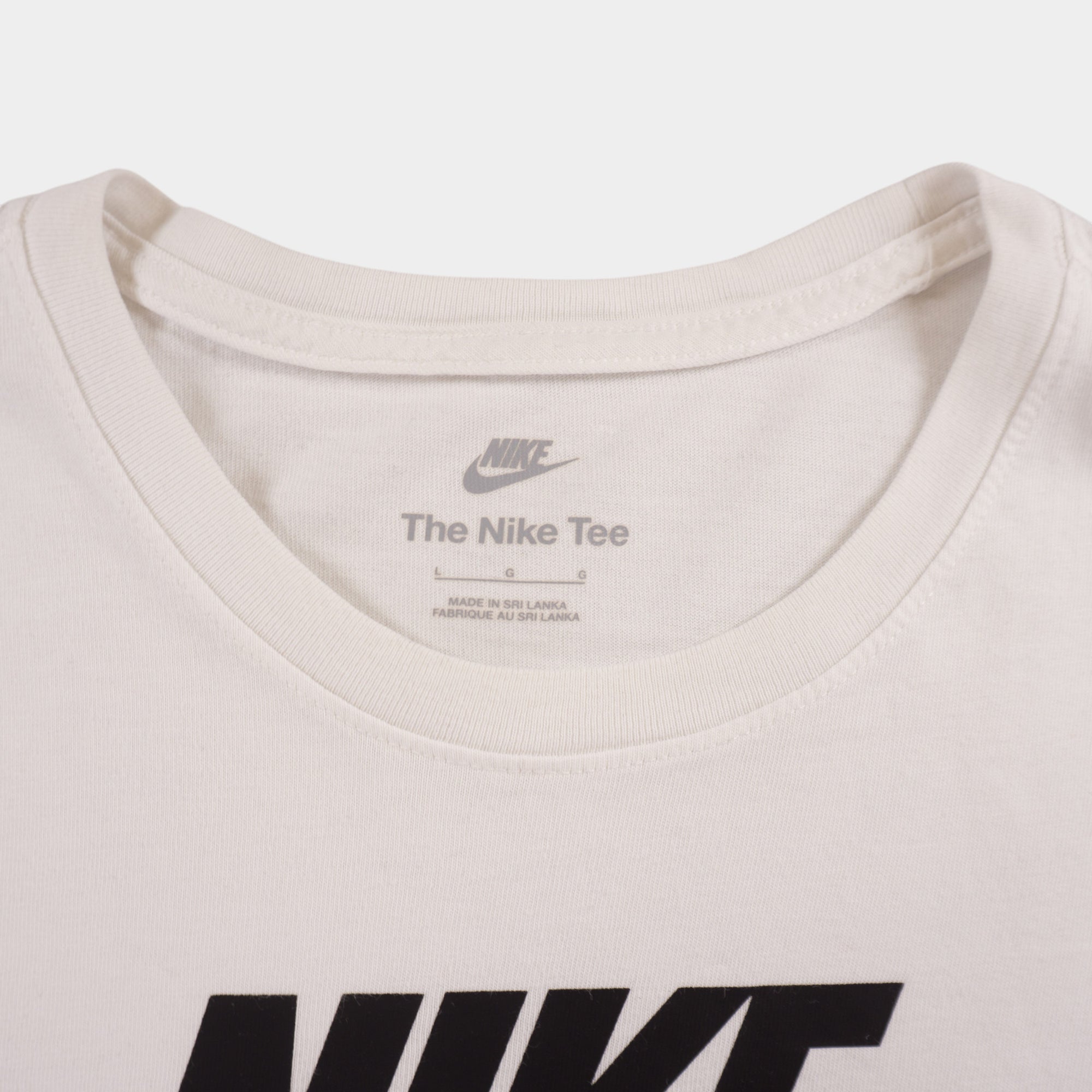 Nike Бяла Тениска