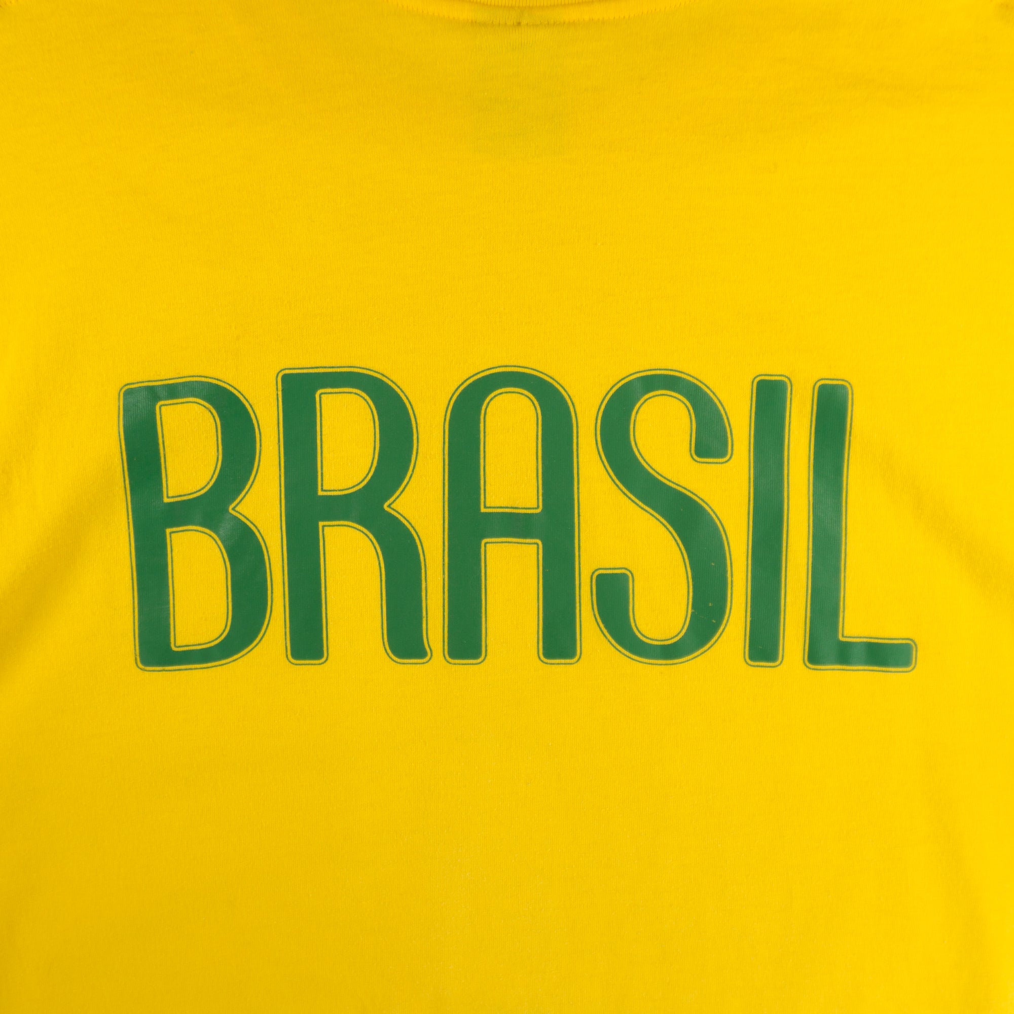 Nike Brasil Винтидж 2000те Жълта Тениска
