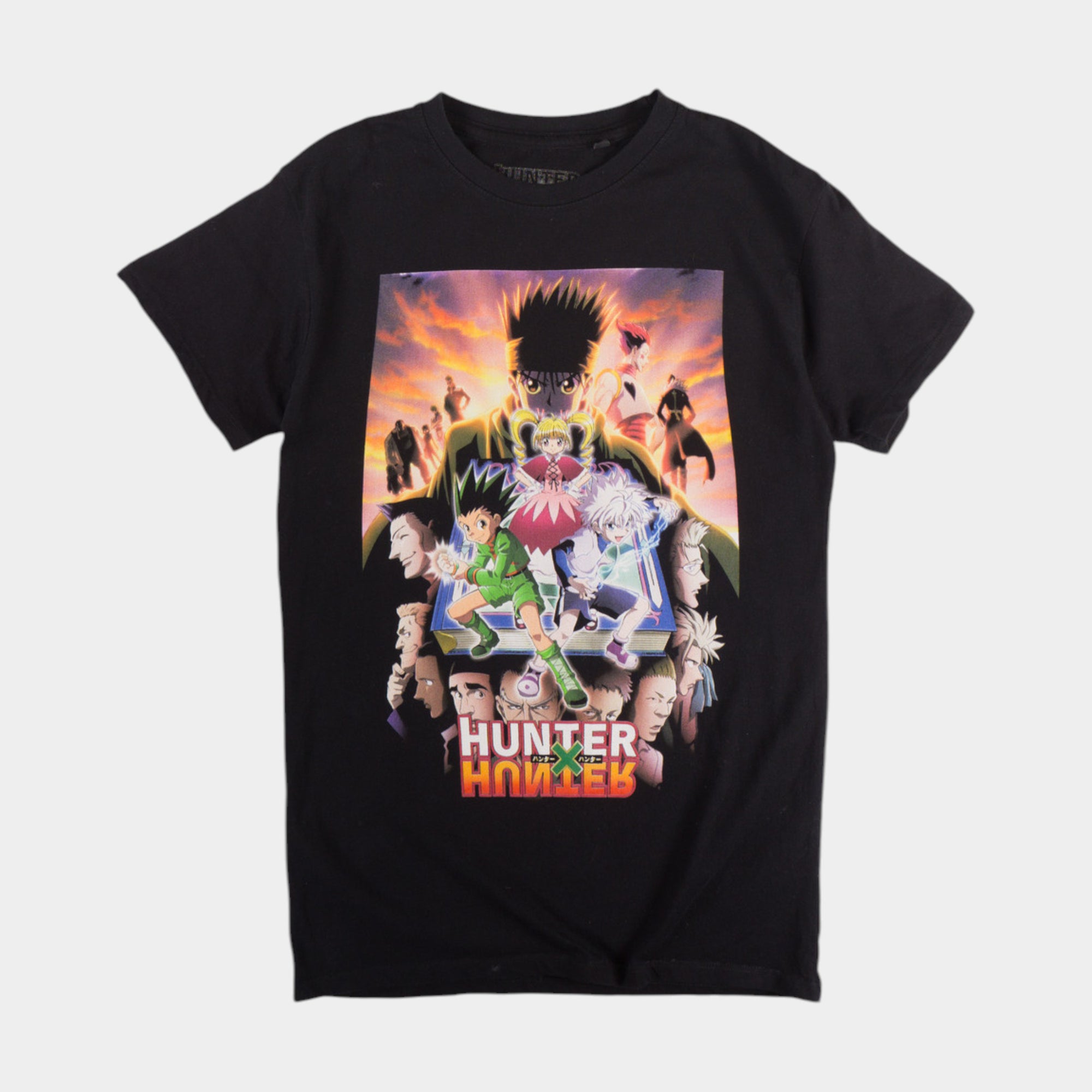 Hunter x Hunter Черна Тениска с Графика