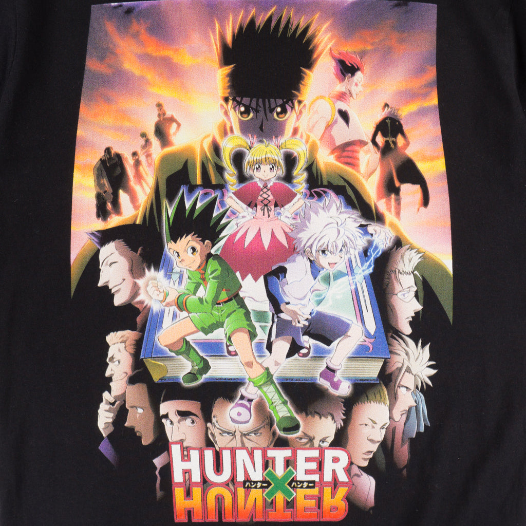 Hunter x Hunter Черна Тениска с Графика