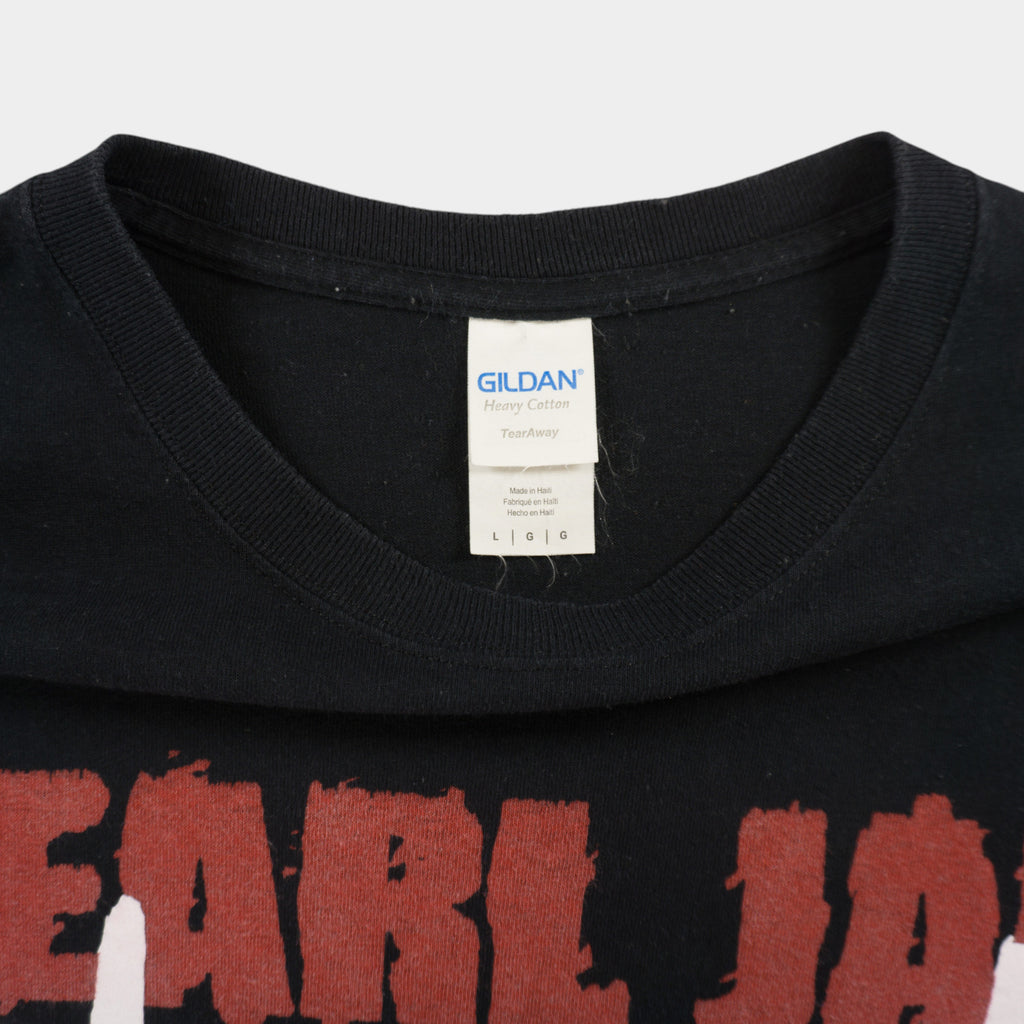 Gildan Pearl Jam Черна Тениска с Графика