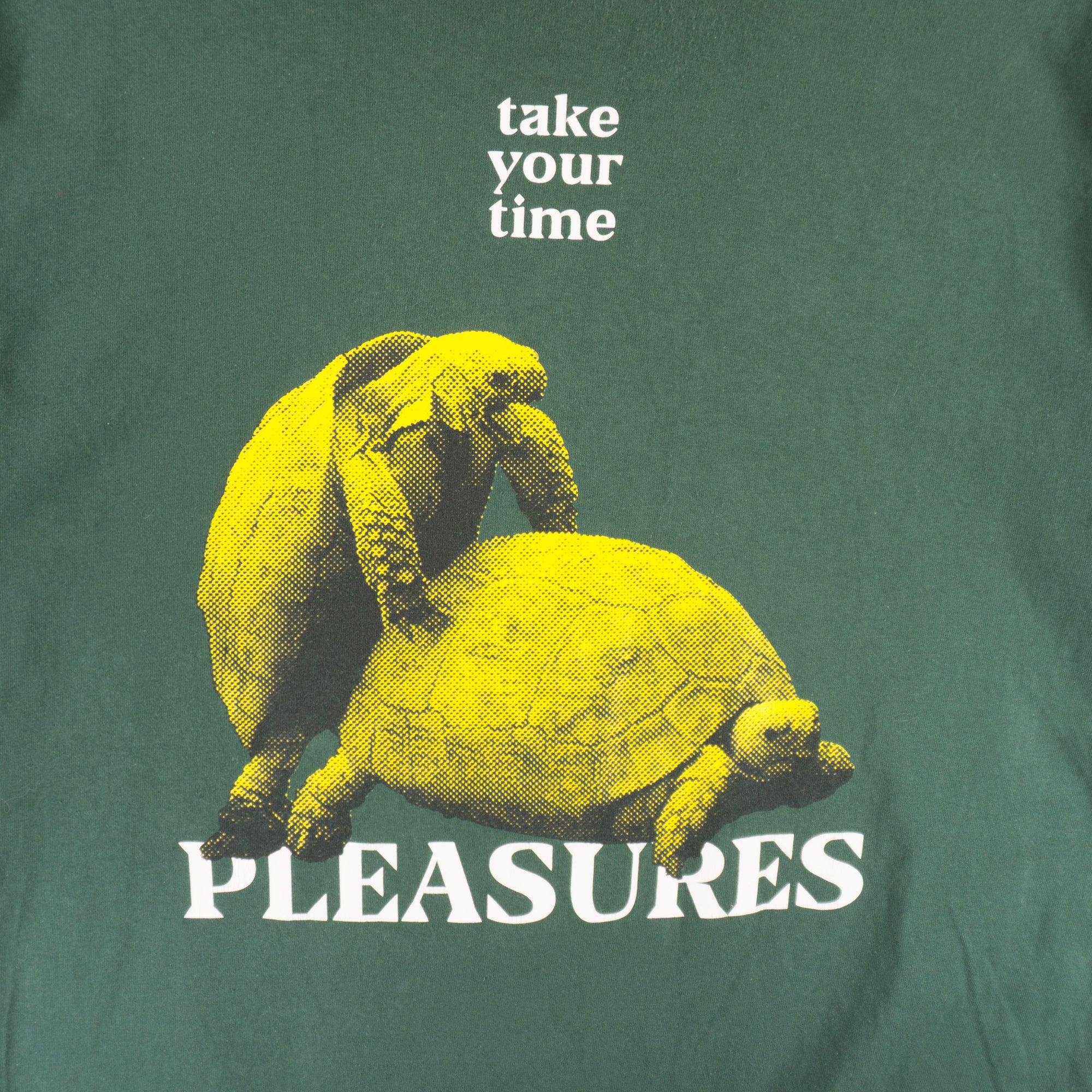 Pleasures Зелена Тениска с Графика