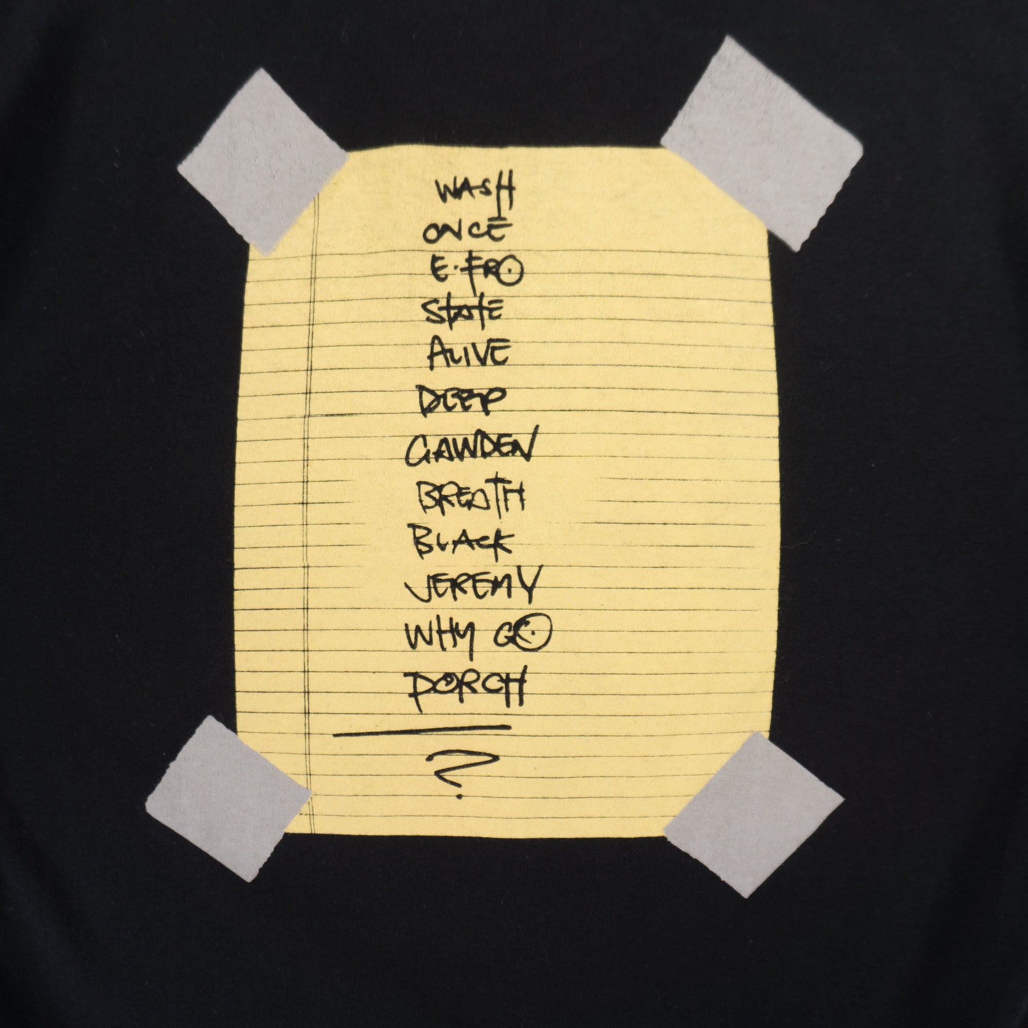 Gildan Pearl Jam Черна Тениска с Графика