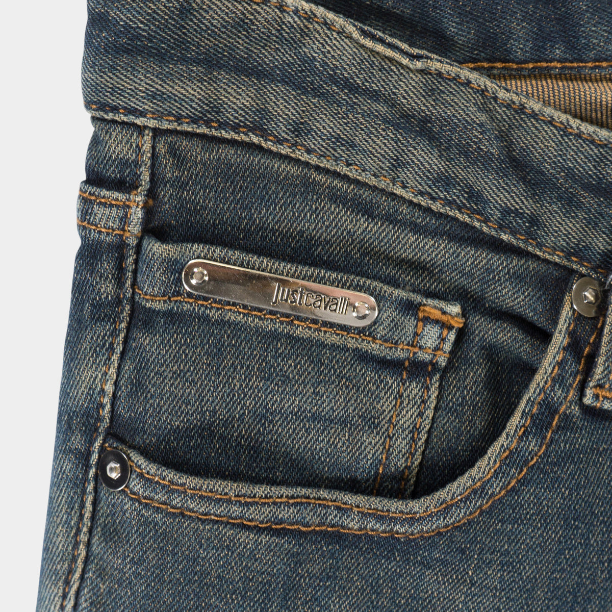 Just Cavalli Indigo Wash Сини Дънки