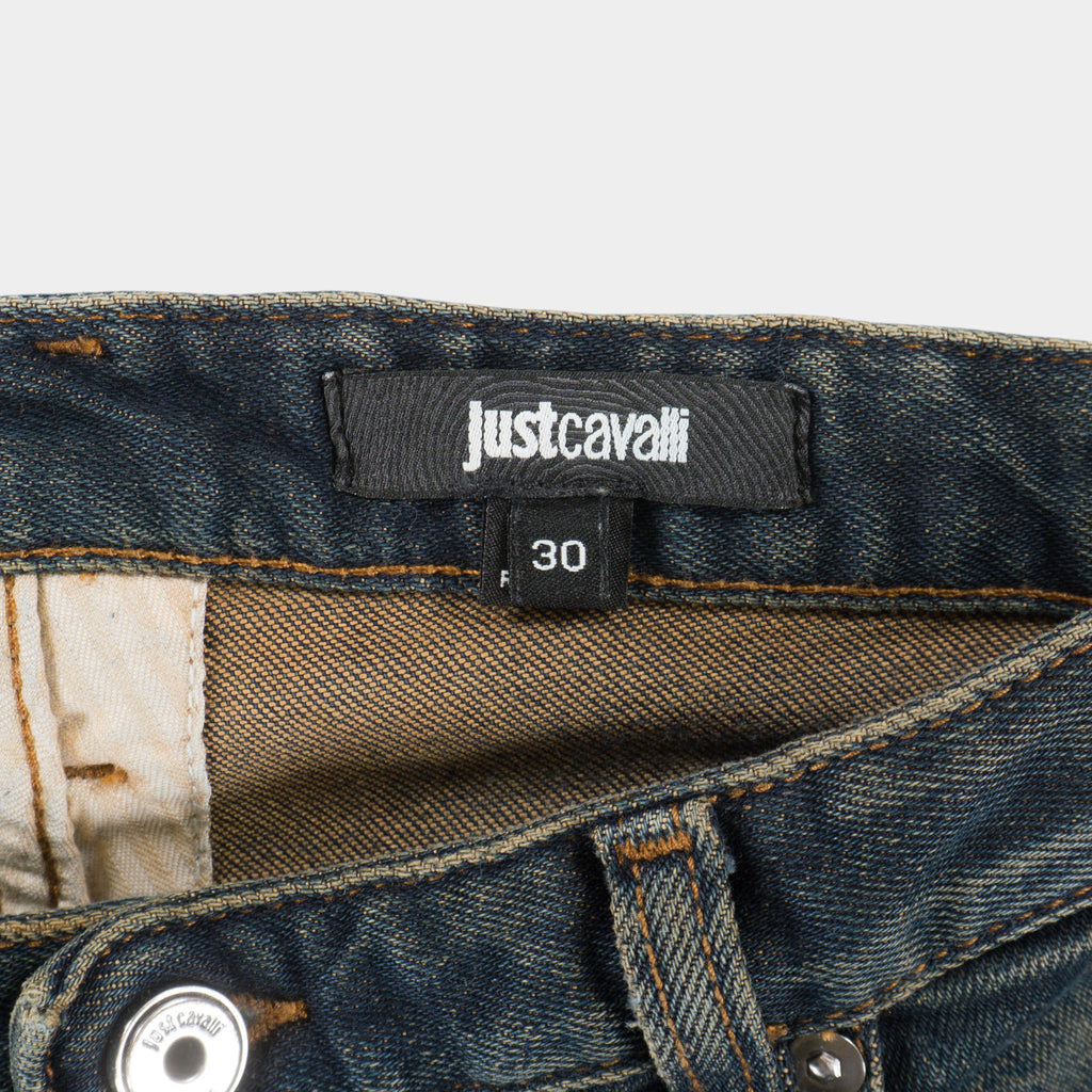 Just Cavalli Indigo Wash Сини Дънки
