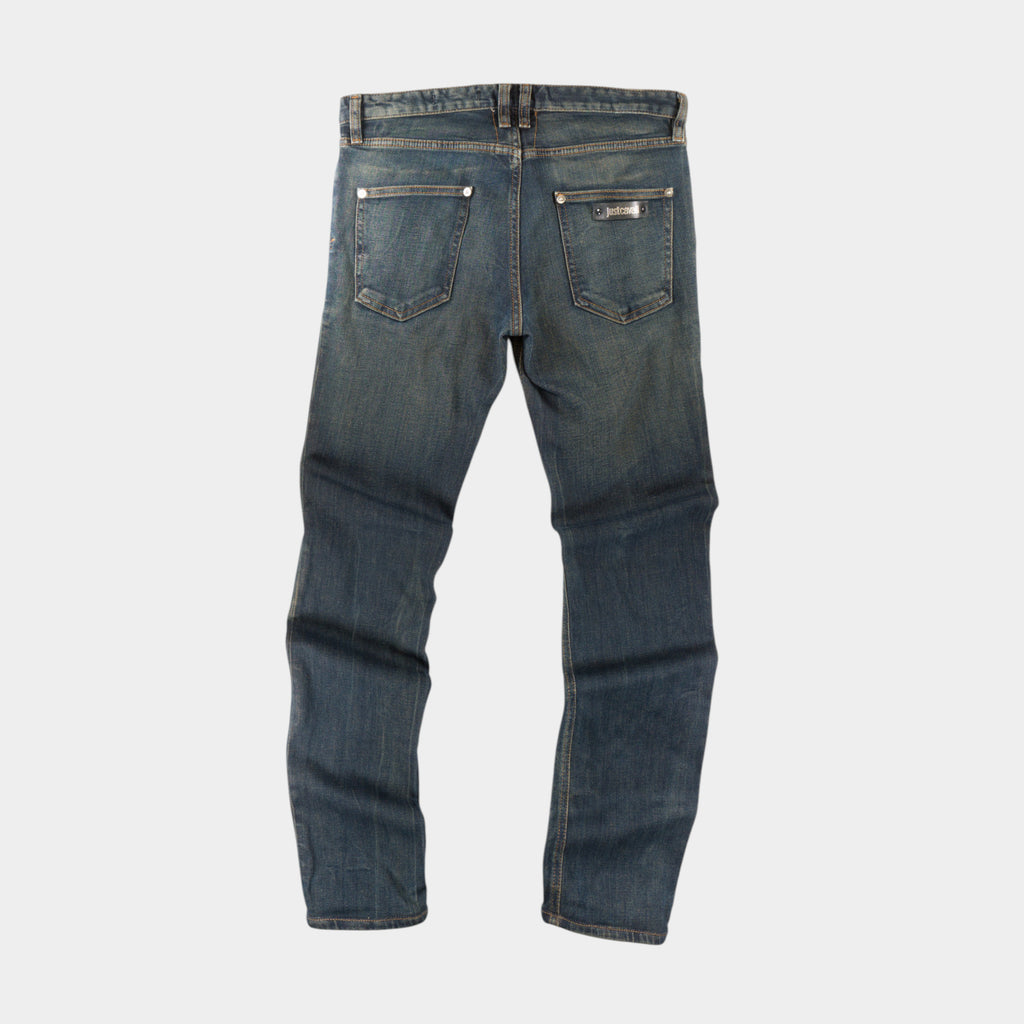 Just Cavalli Indigo Wash Сини Дънки