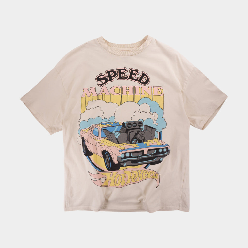 H&M X Hot Wheels Бежова Тениска