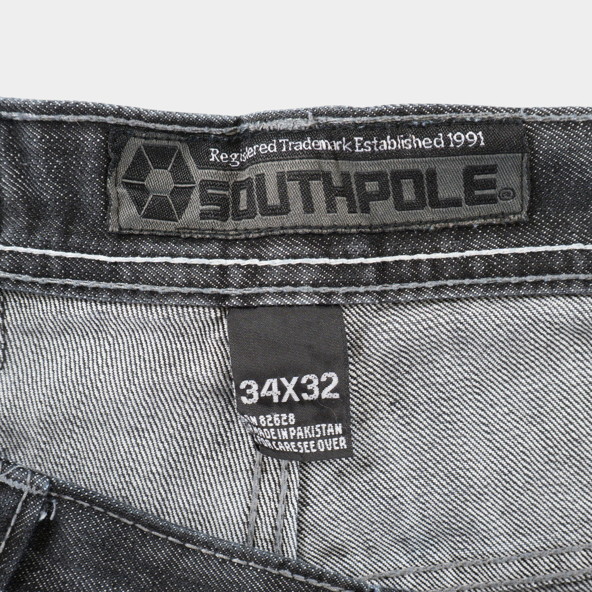 SouthPole Винтидж 2000-те Сиви Дънки