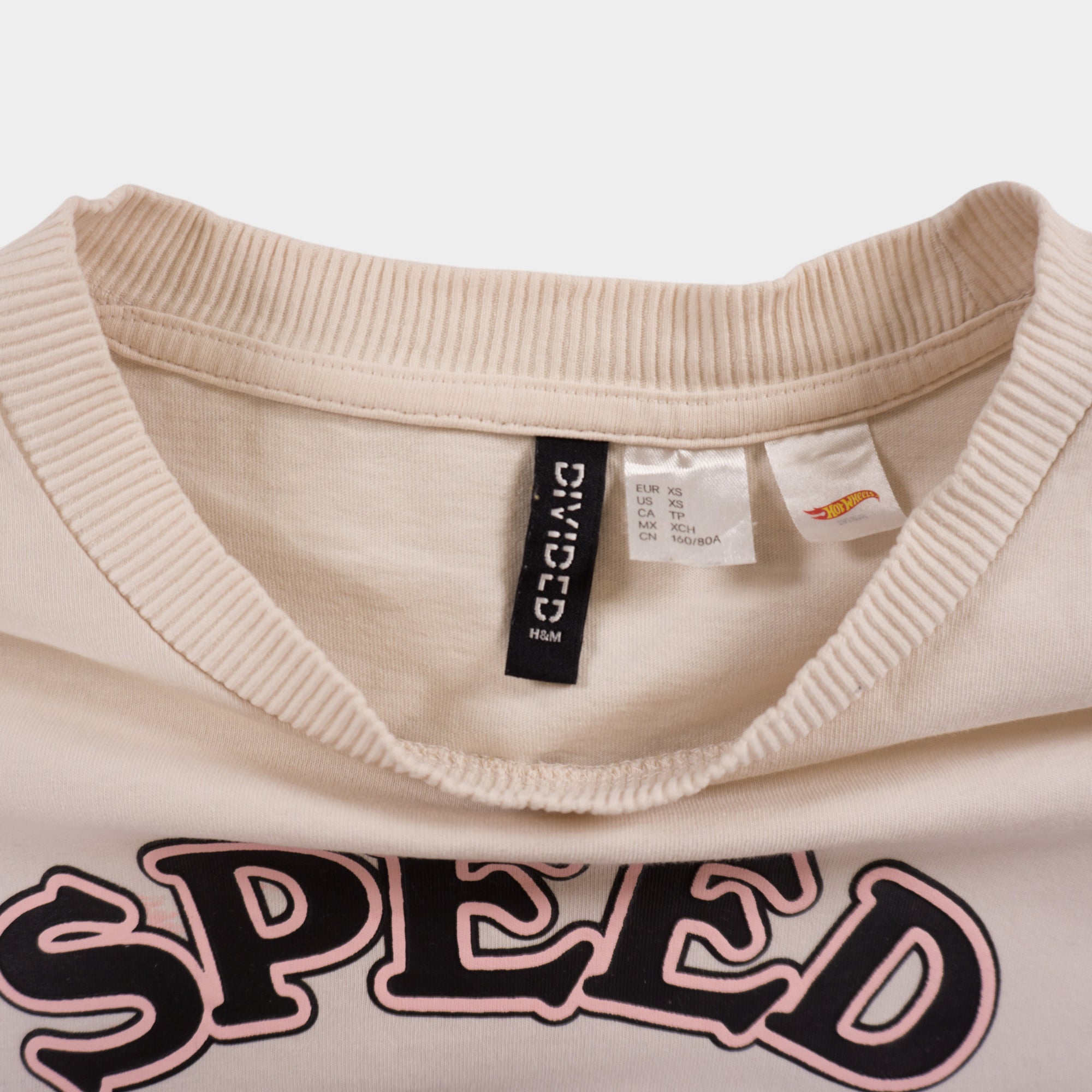 H&M X Hot Wheels Бежова Тениска