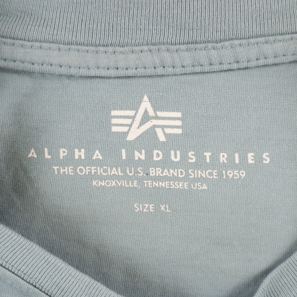 Alpha Industries Синя Тениска