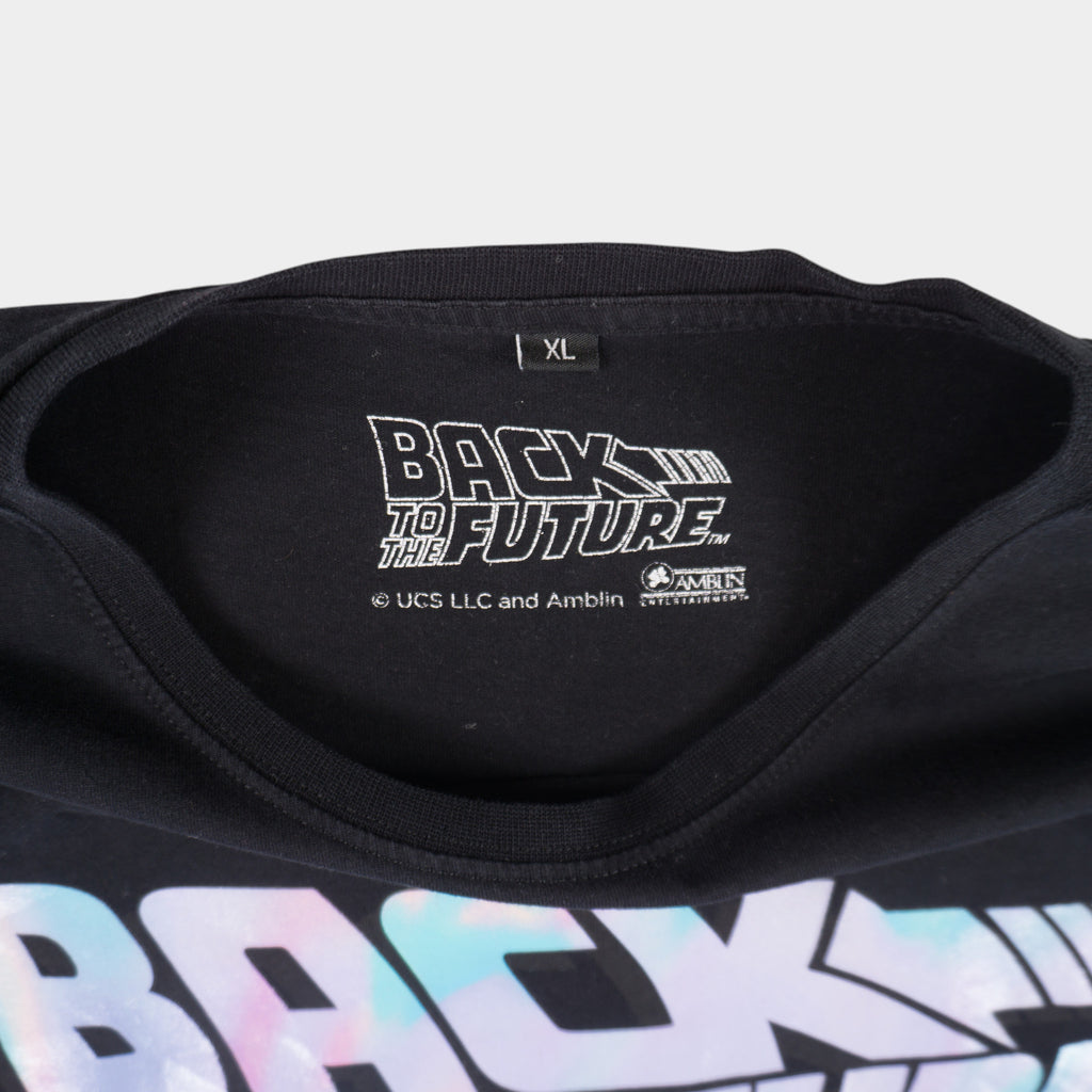 Back to the Future Черна Тениска