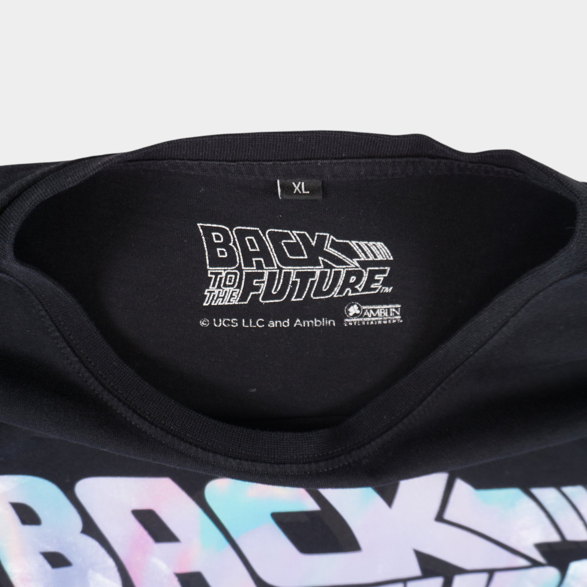Back to the Future Черна Тениска