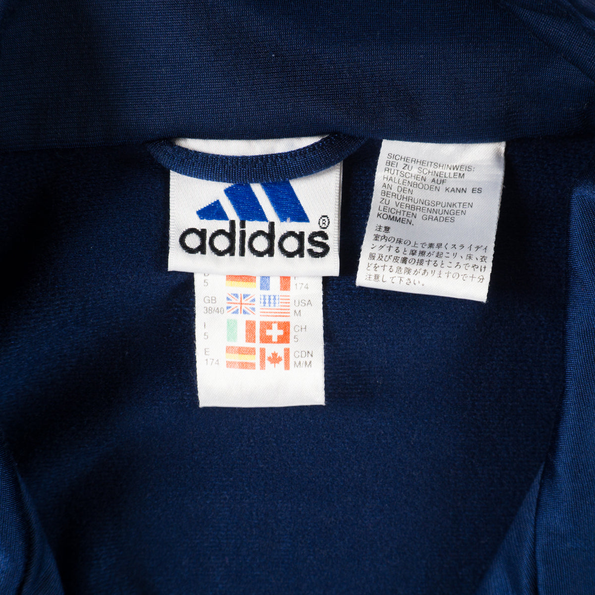 Adidas Винтидж 90-те Синьо Горнище