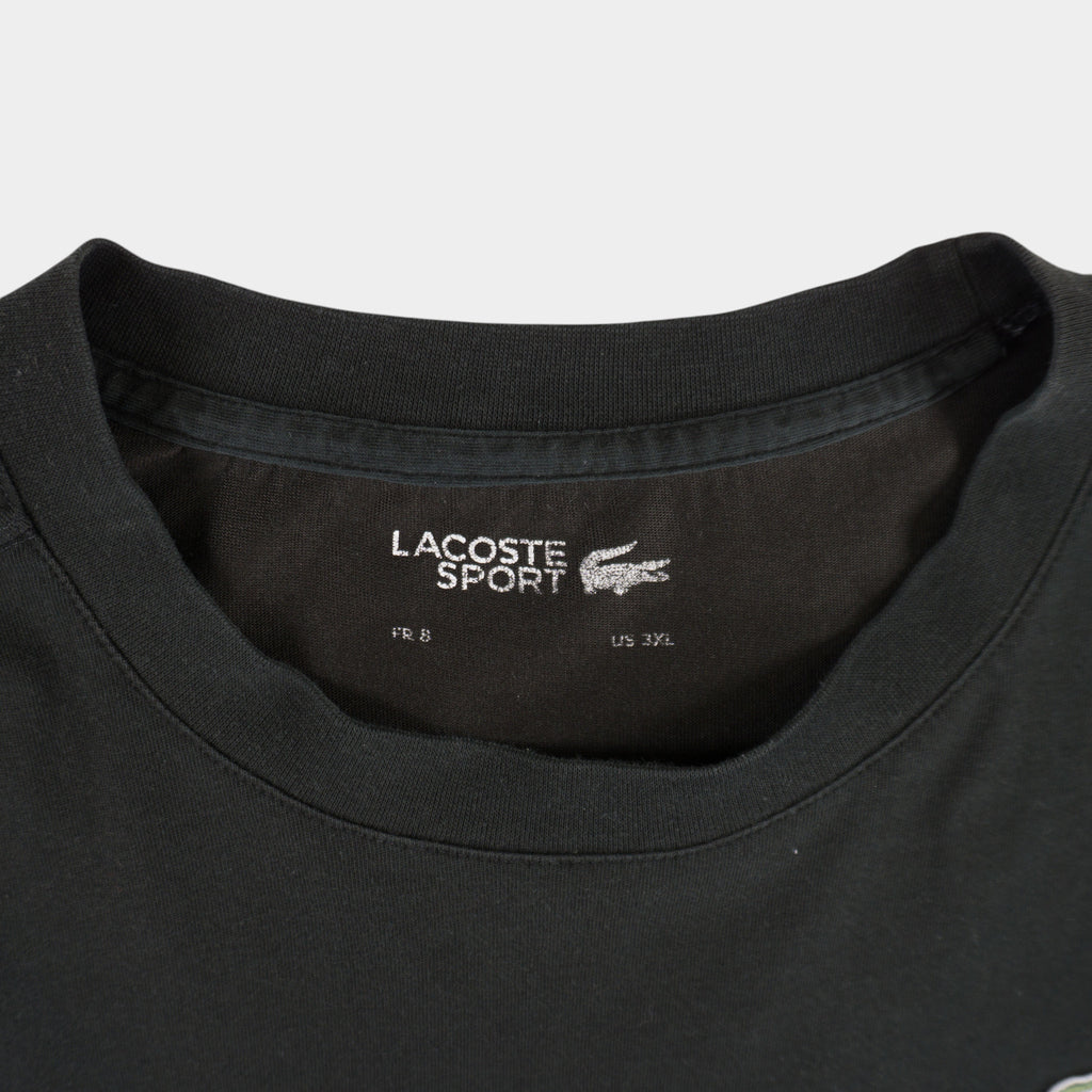 Lacoste Sport Черна Тениска