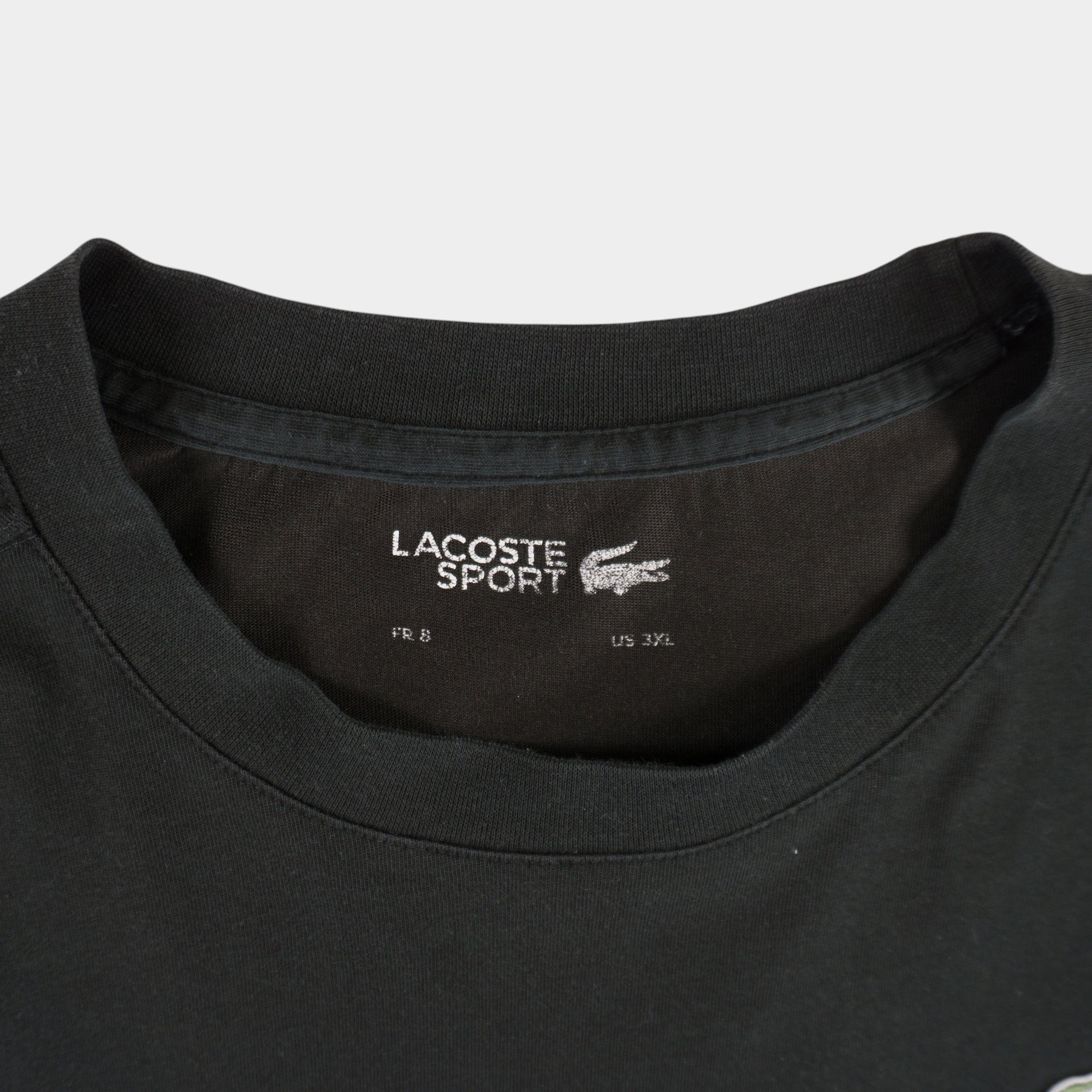 Lacoste Sport Черна Тениска