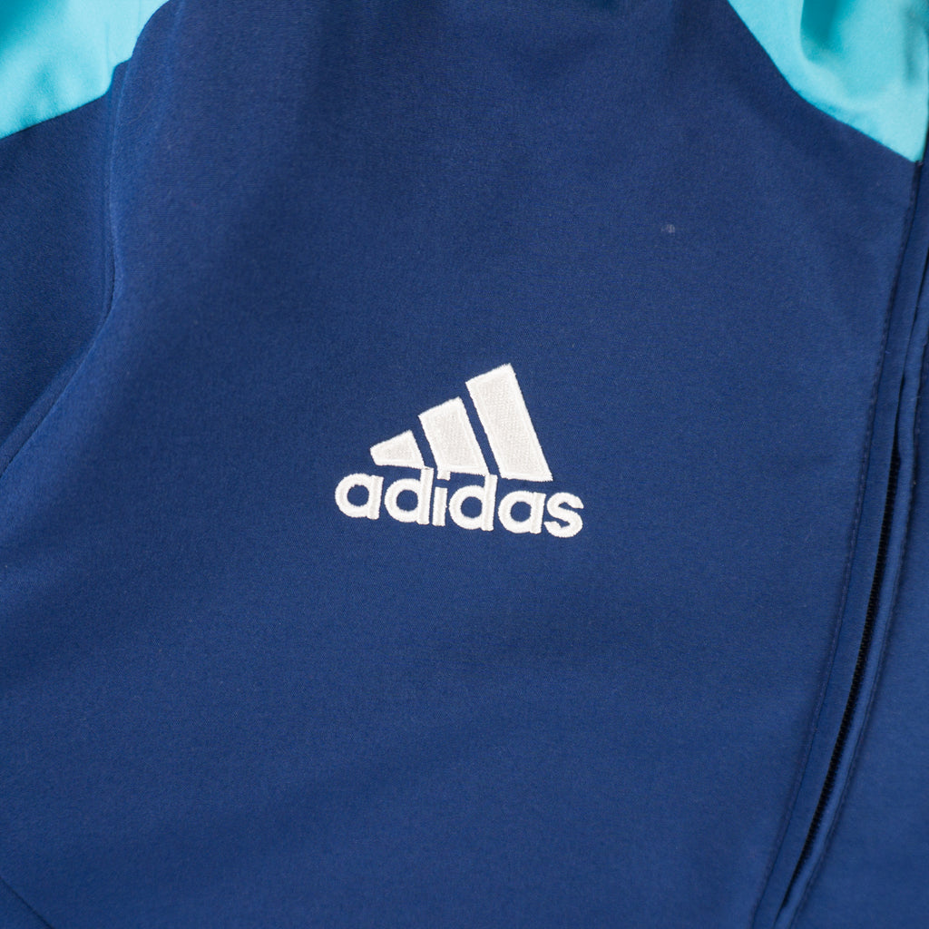 Adidas Винтидж 2000те Синьо Горнище