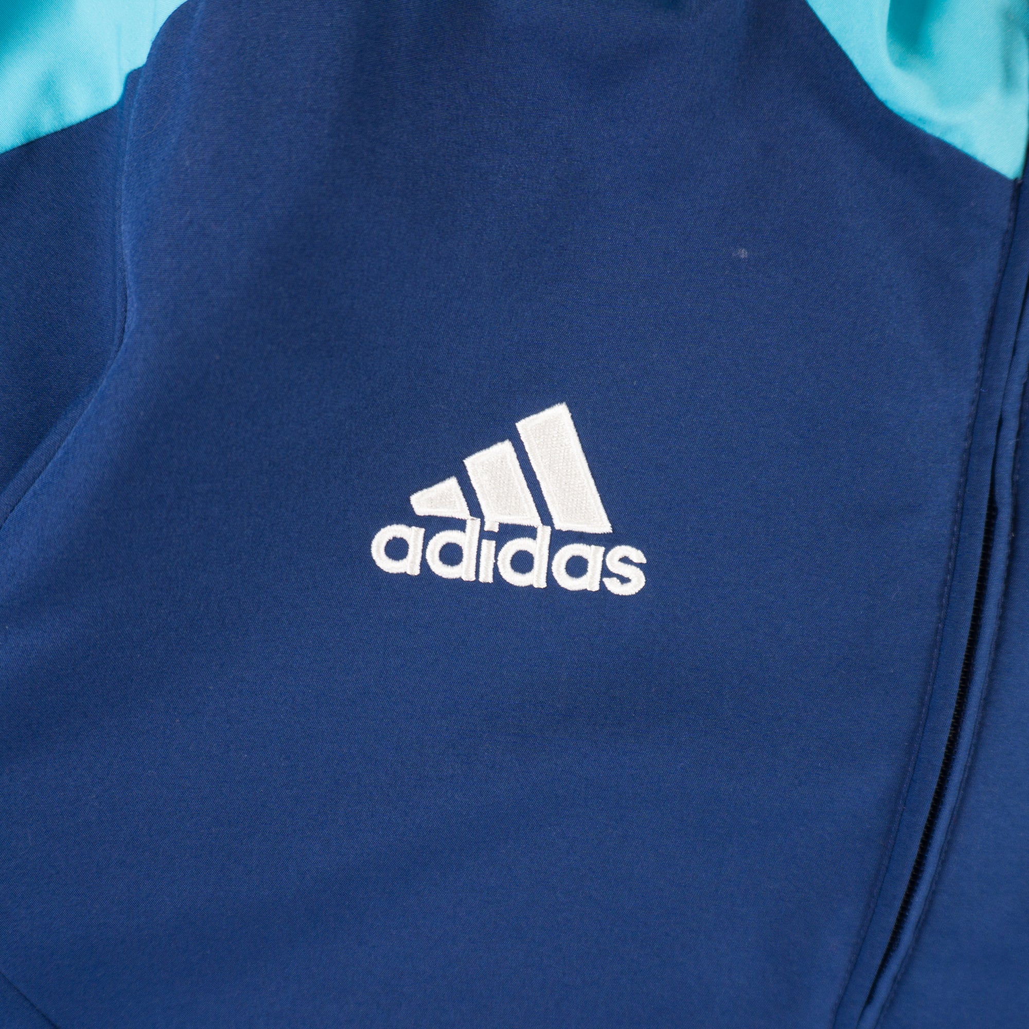 Adidas Винтидж 2000те Синьо Горнище