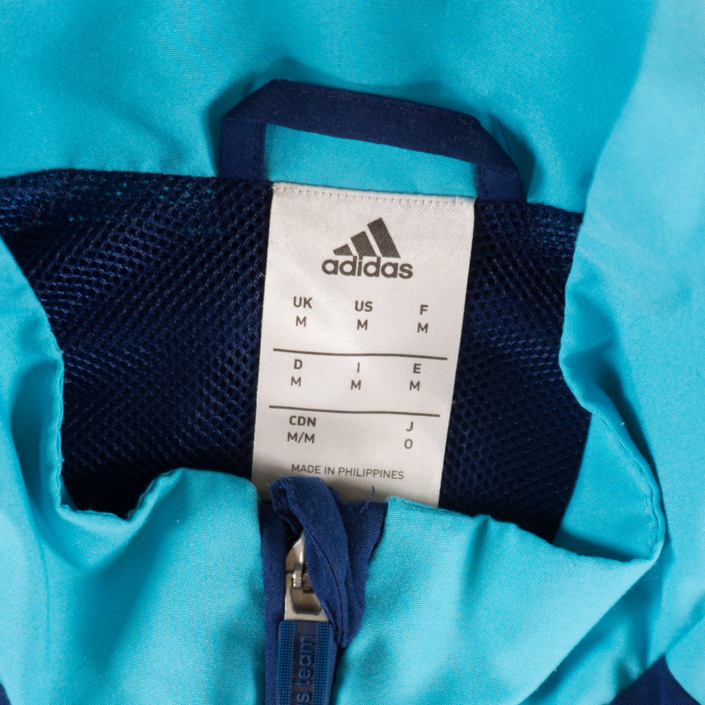 Adidas Винтидж 2000те Синьо Горнище