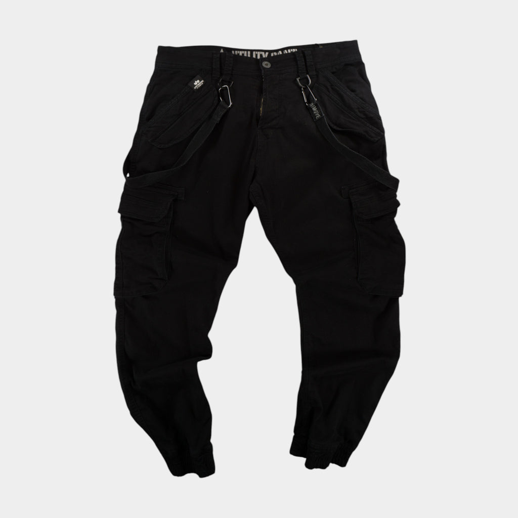 Alpha Industries Черни Карго Панталони