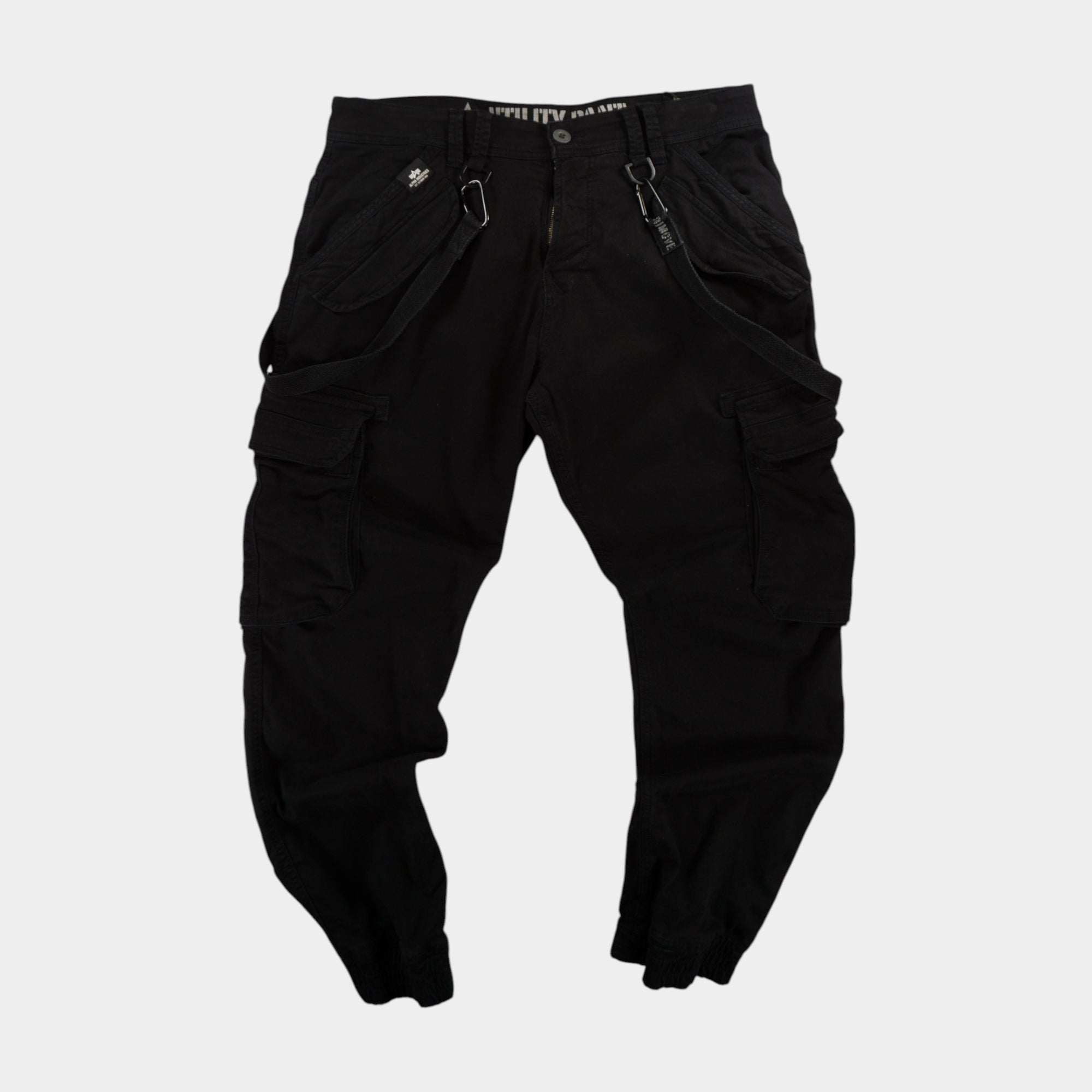 Alpha Industries Черни Карго Панталони