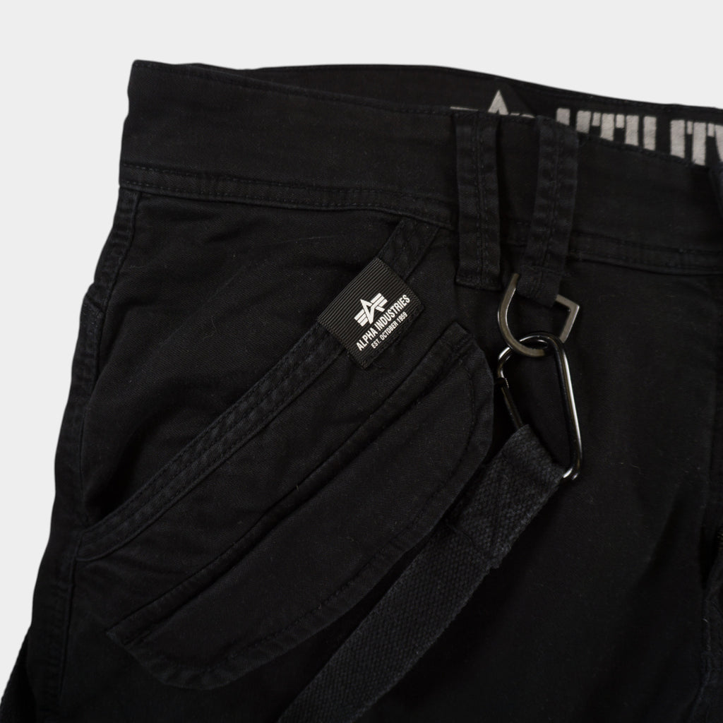 Alpha Industries Черни Карго Панталони