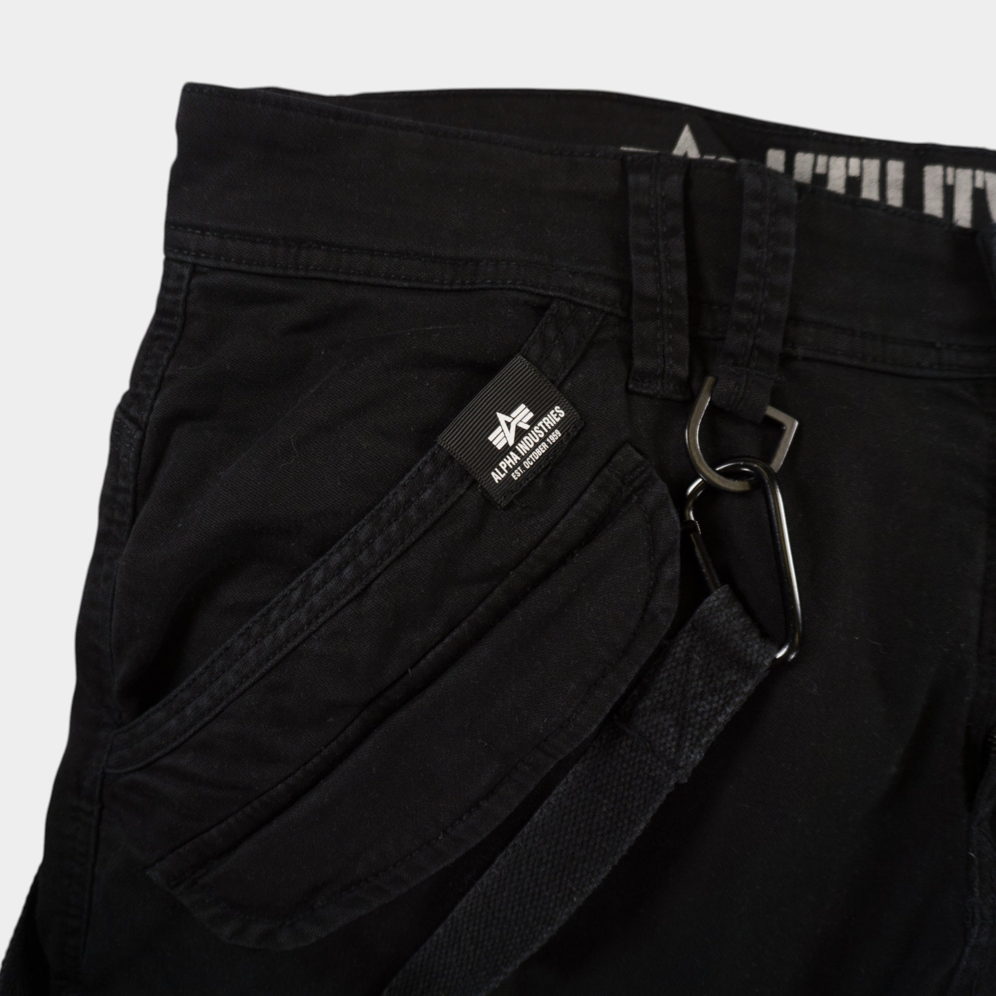 Alpha Industries Черни Карго Панталони