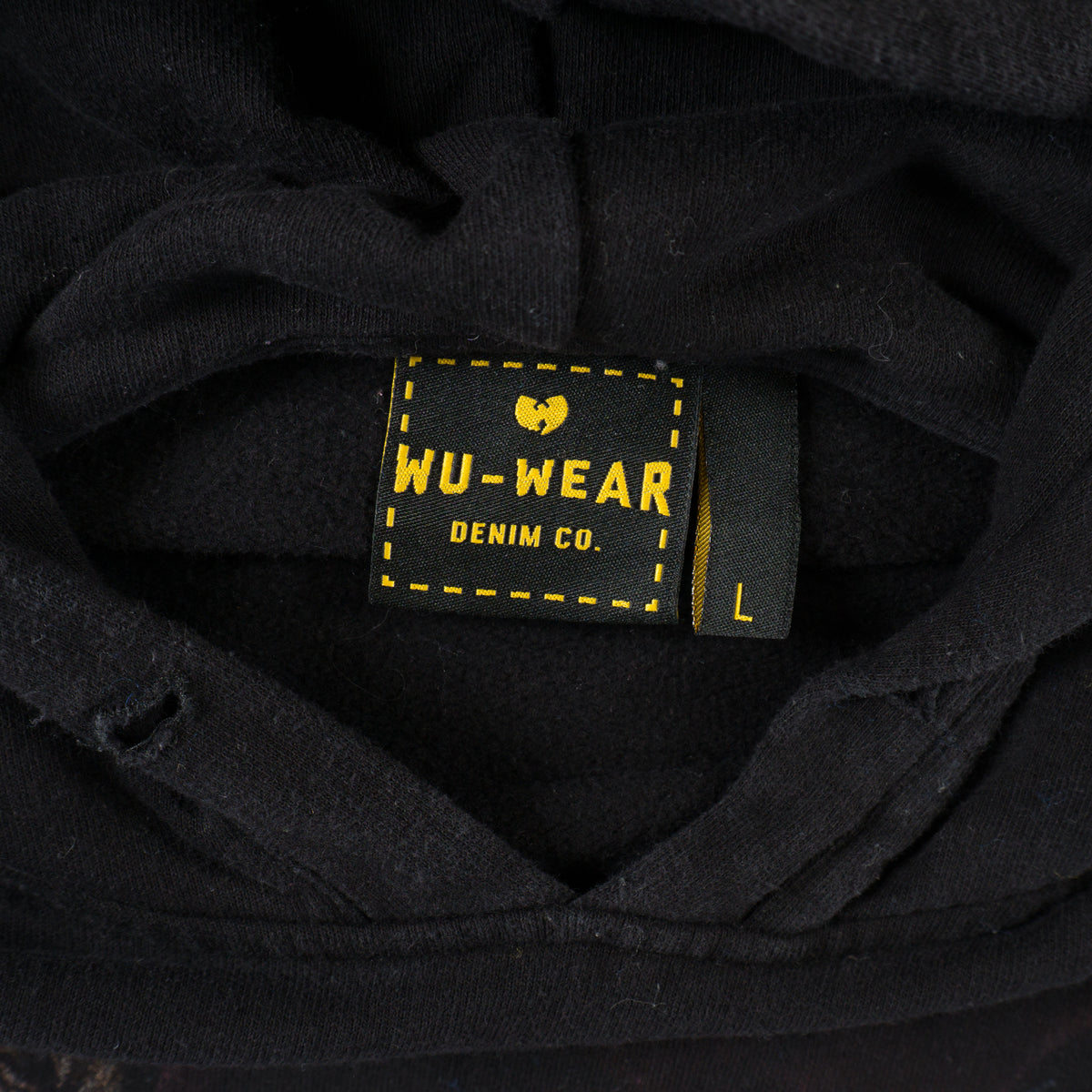 Wu-Wear Denim Co Черен Суичър с Графика