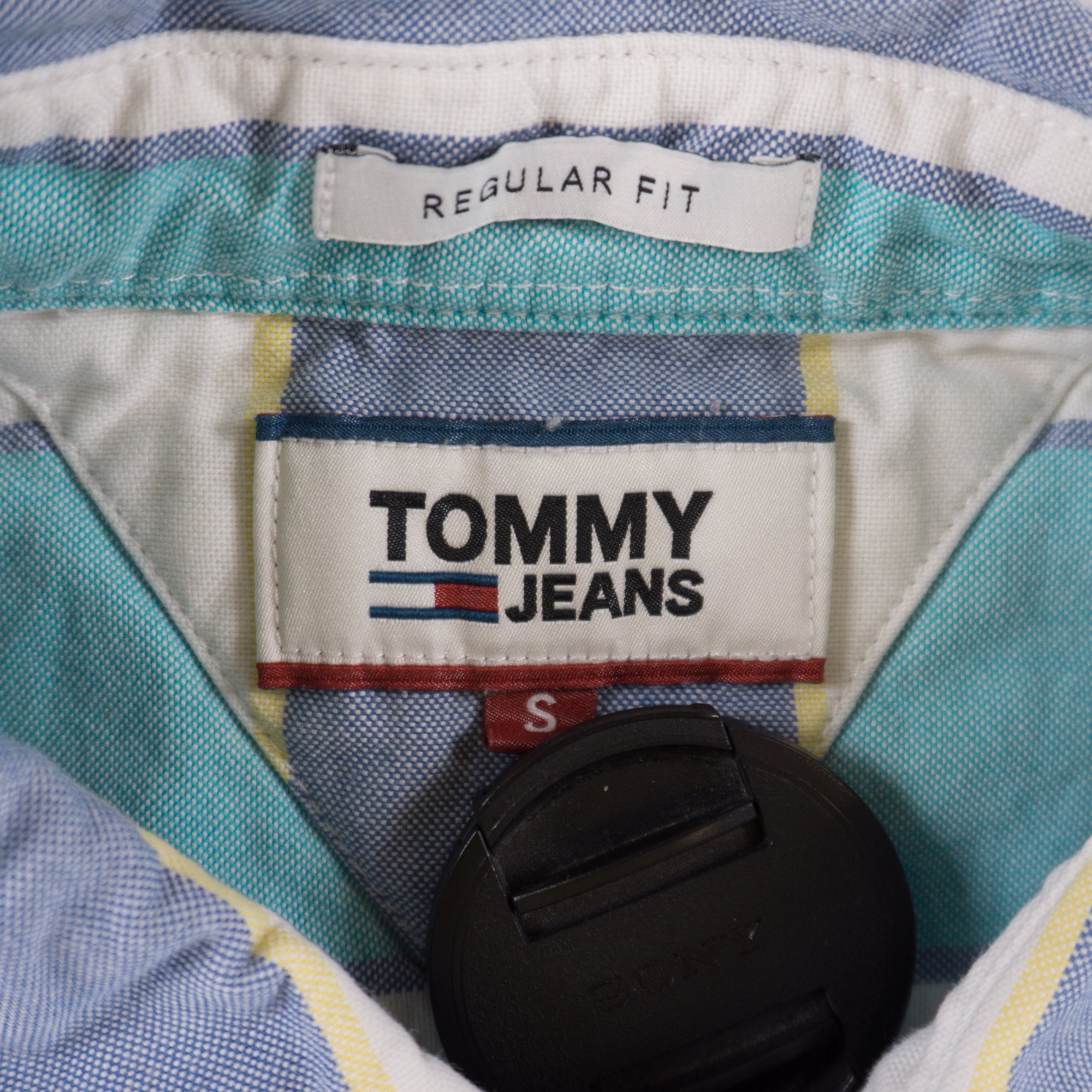 Tommy Hilfiger Раирана Риза с Къс Ръкав
