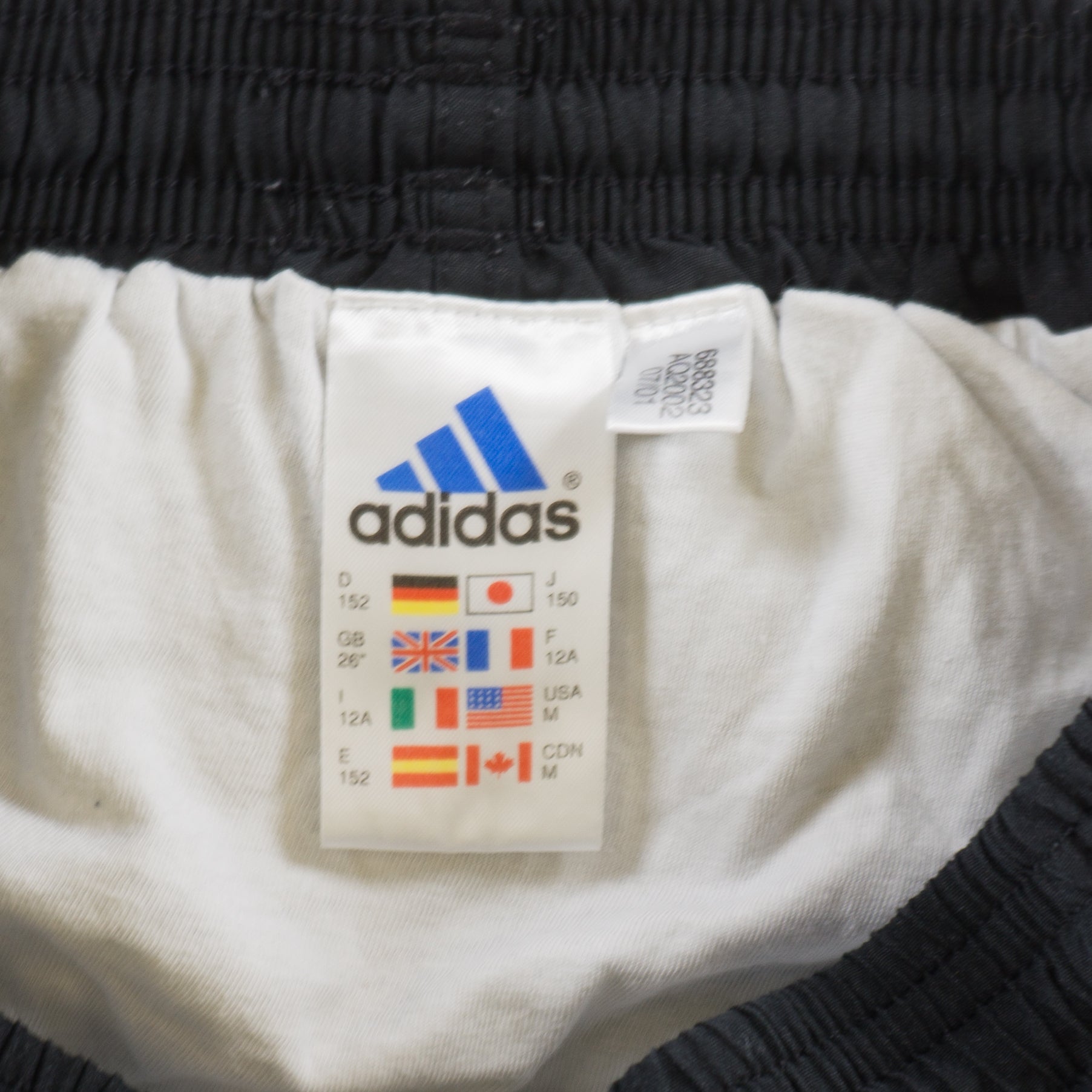 Adidas Винтидж Черни Къси Панталони