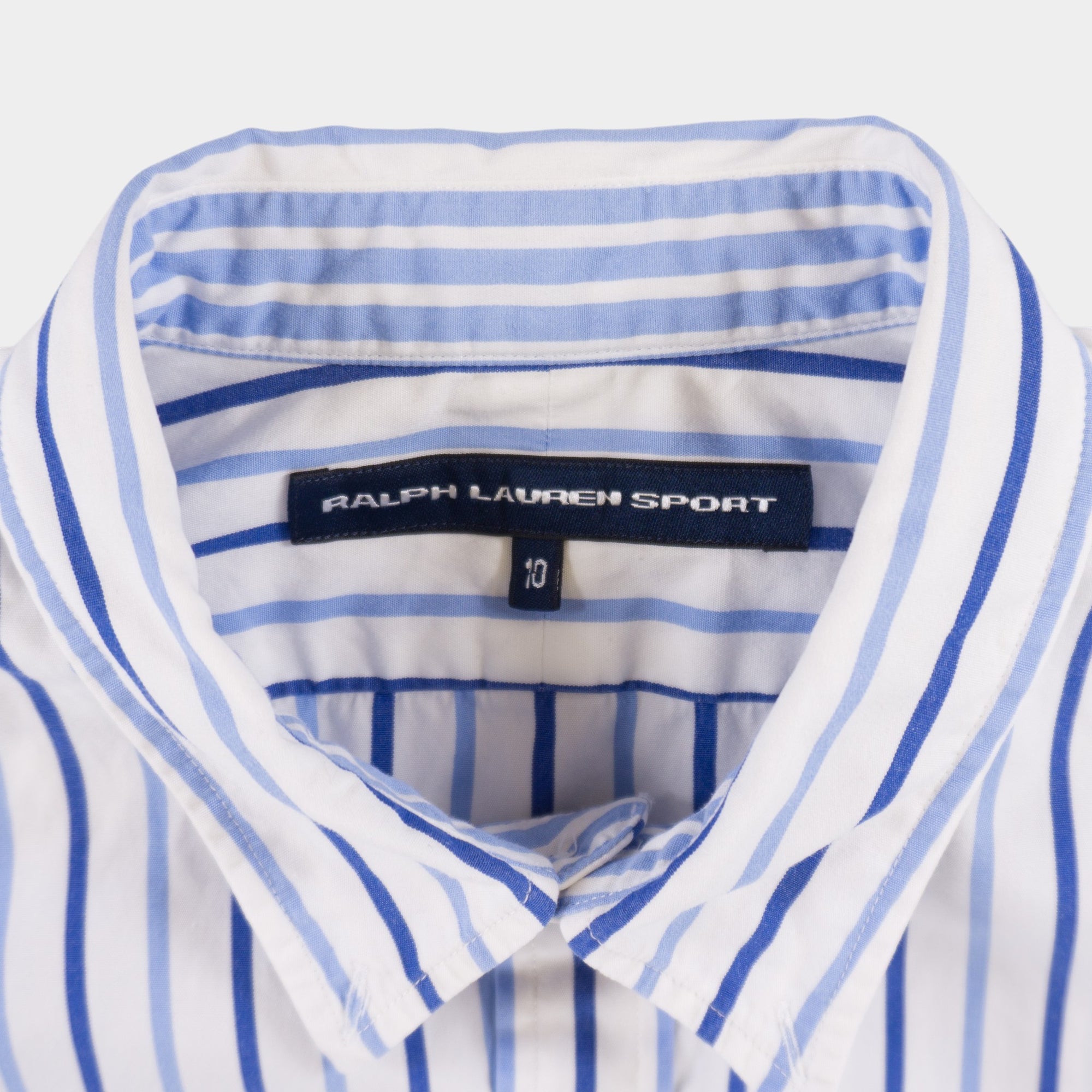 Ralph Lauren Винтидж Раирана Риза Без Ръкави