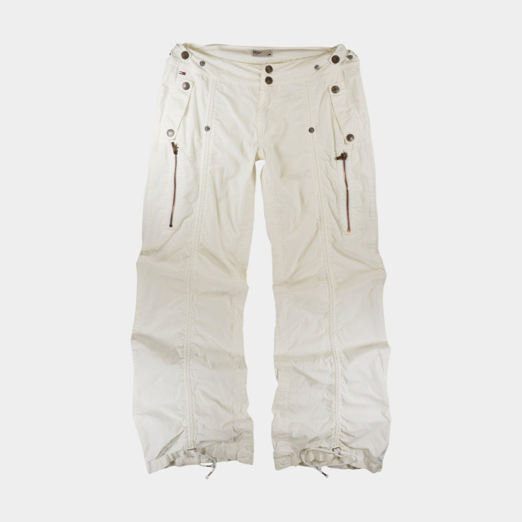 Tommy Hilfiger Denim Винтидж 2000-те Бели Карго Панталони