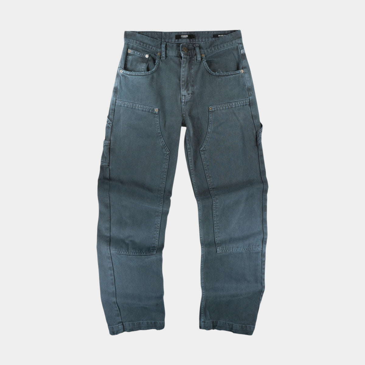 Jaded London Double Knee Сиви Работни Дънки