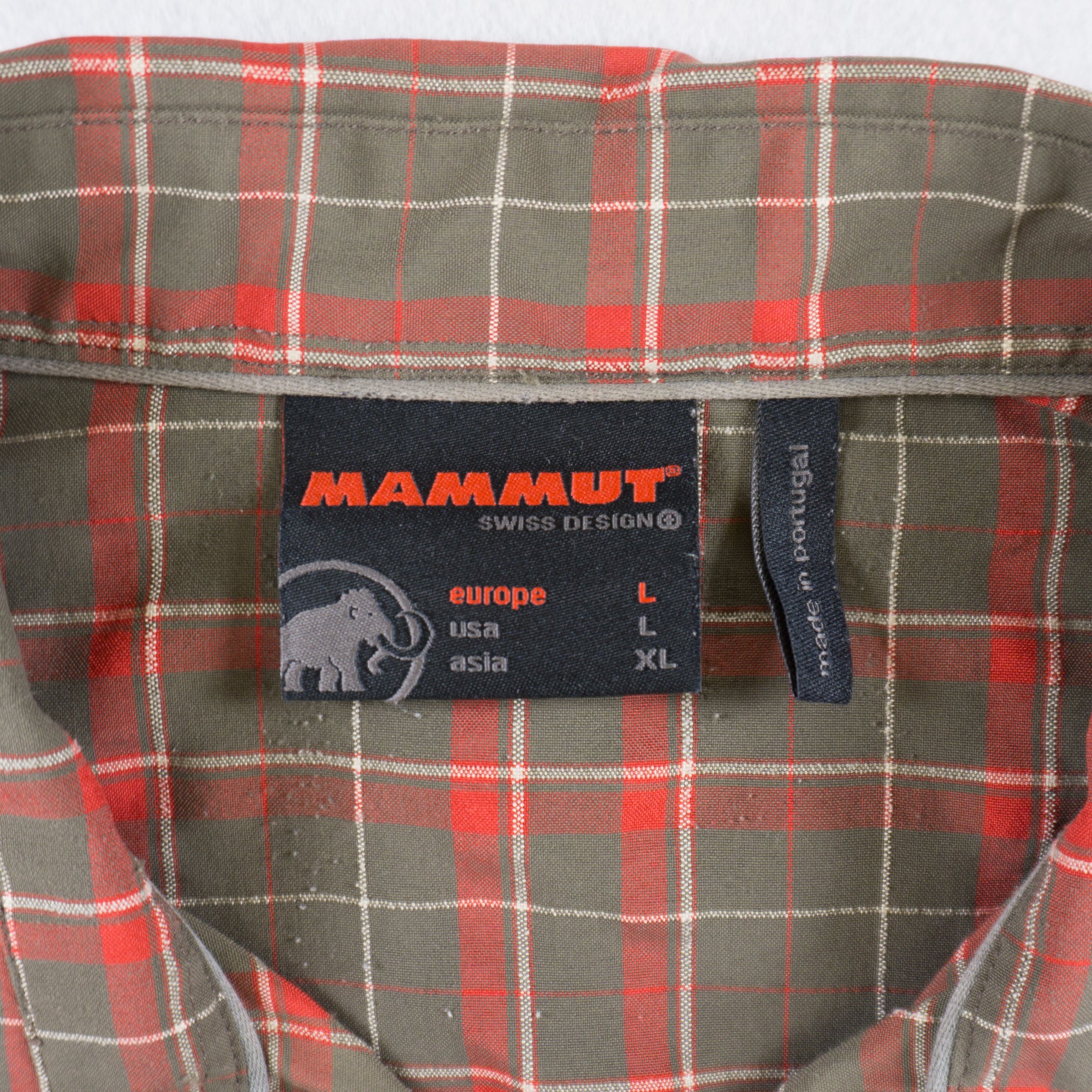 Mammut Карирана Риза с Къс Ръкав