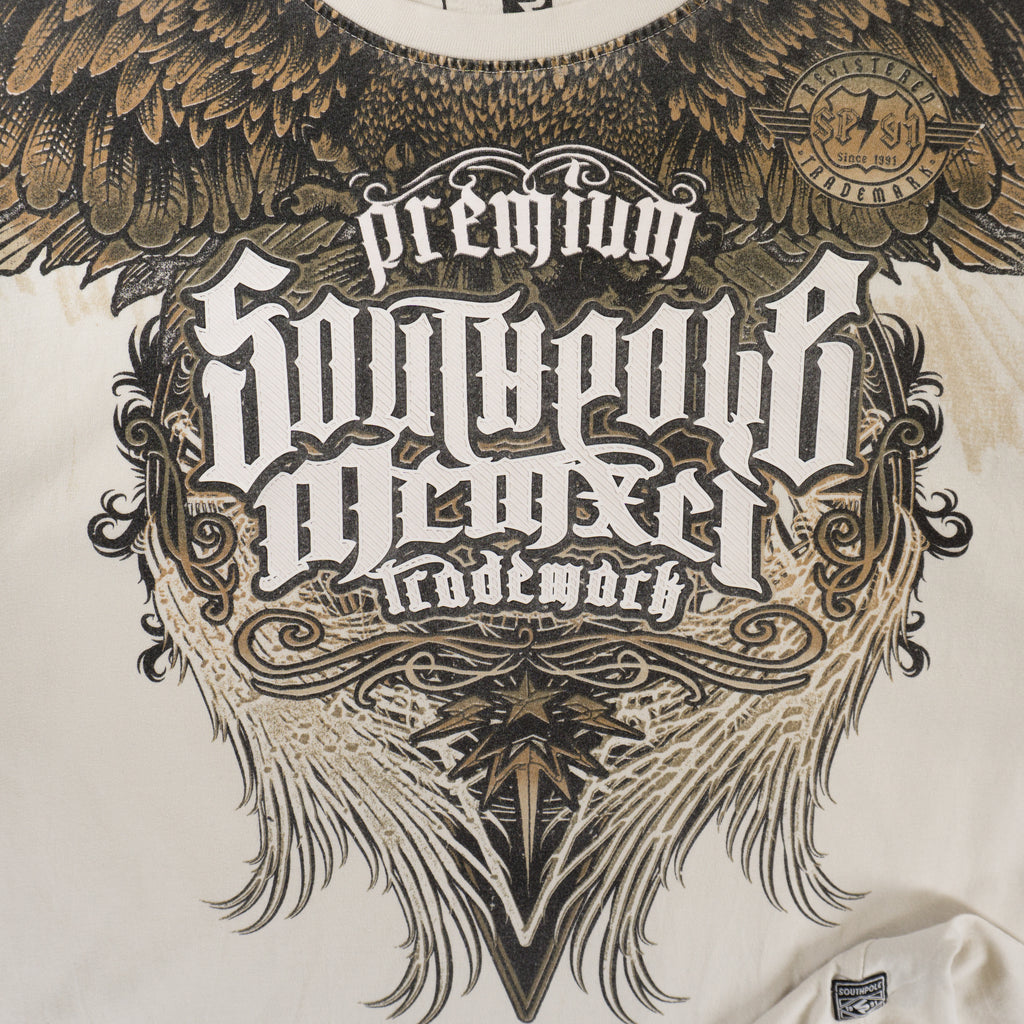 SouthPole Бежова Тениска с Графика