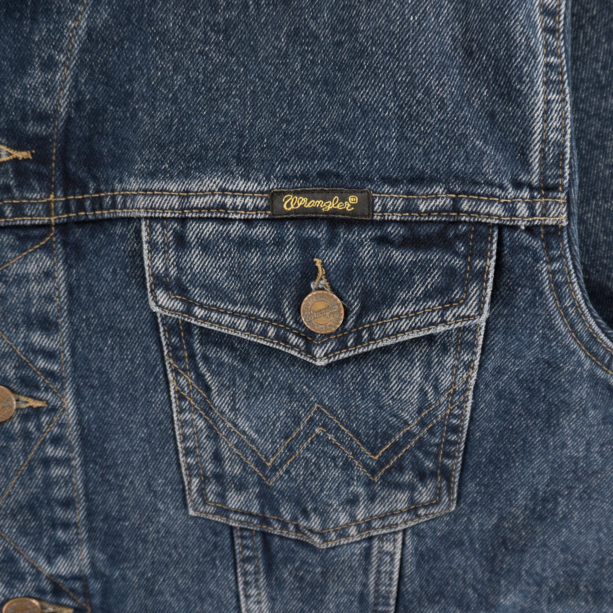 Wrangler Винтидж Синьо Дънково Яке