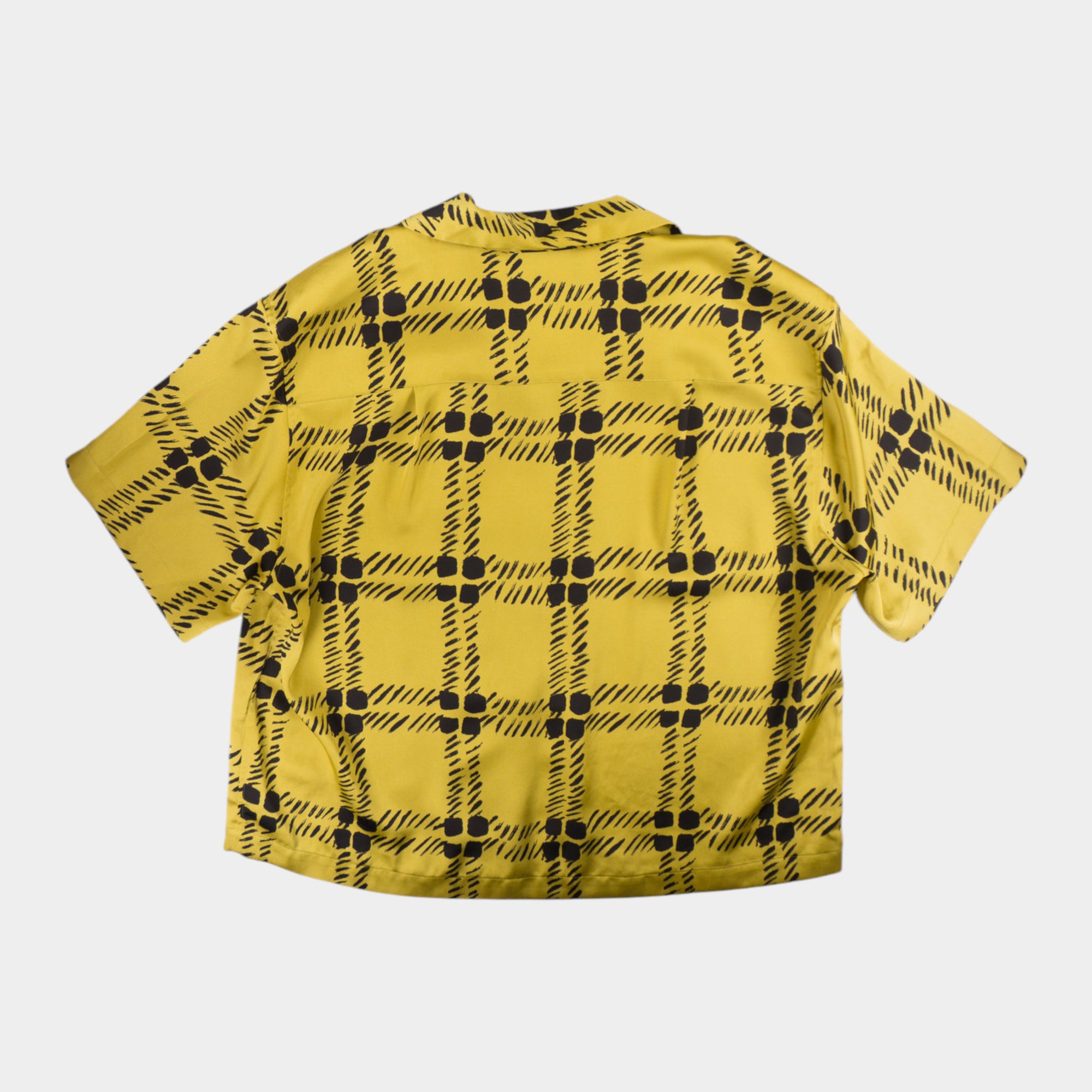 Uniqlo X Marni Жълта Риза с Къс Ръкав