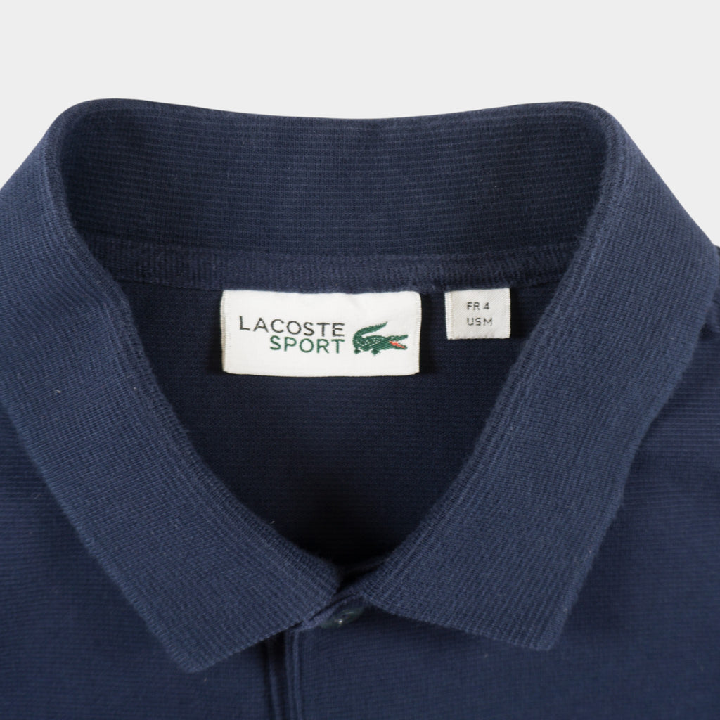 Lacoste Тъмно Синя Тениска с Яка