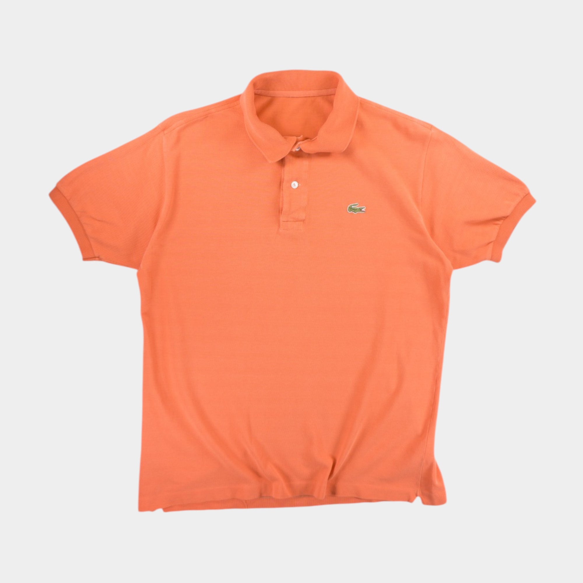 Lacoste Винтидж Оранжева Тениска с Яка