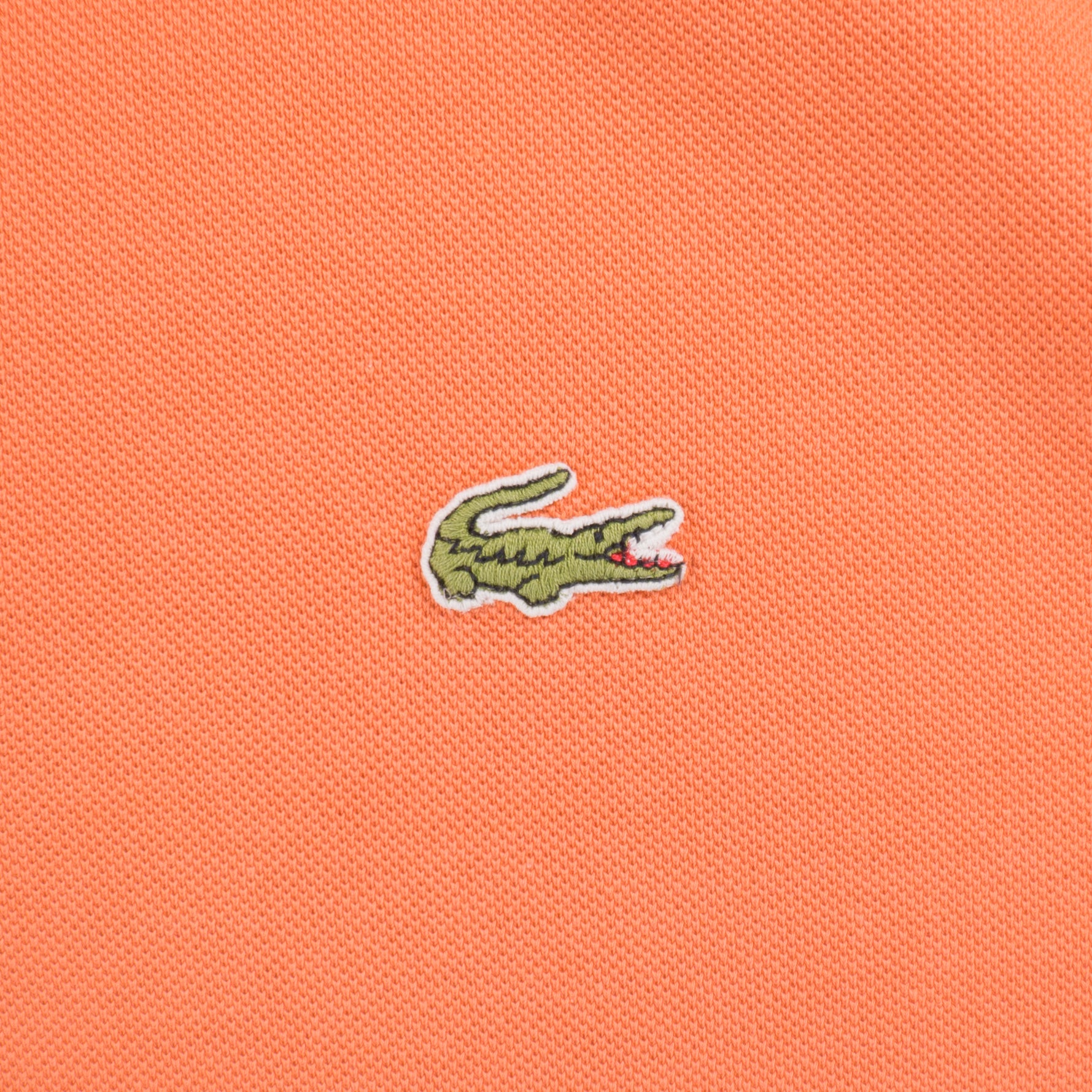 Lacoste Винтидж Оранжева Тениска с Яка
