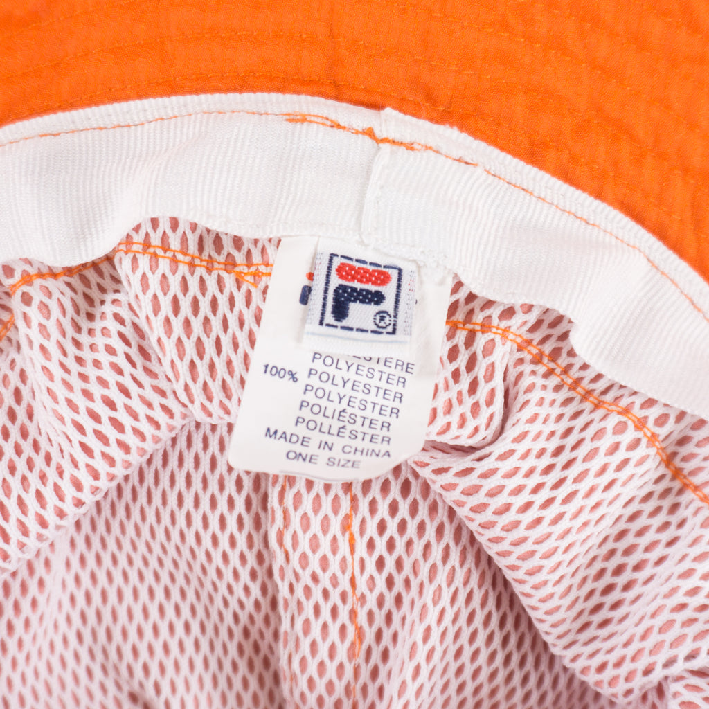 Fila Винтидж 2000те Оранжева Шапка Идиотка