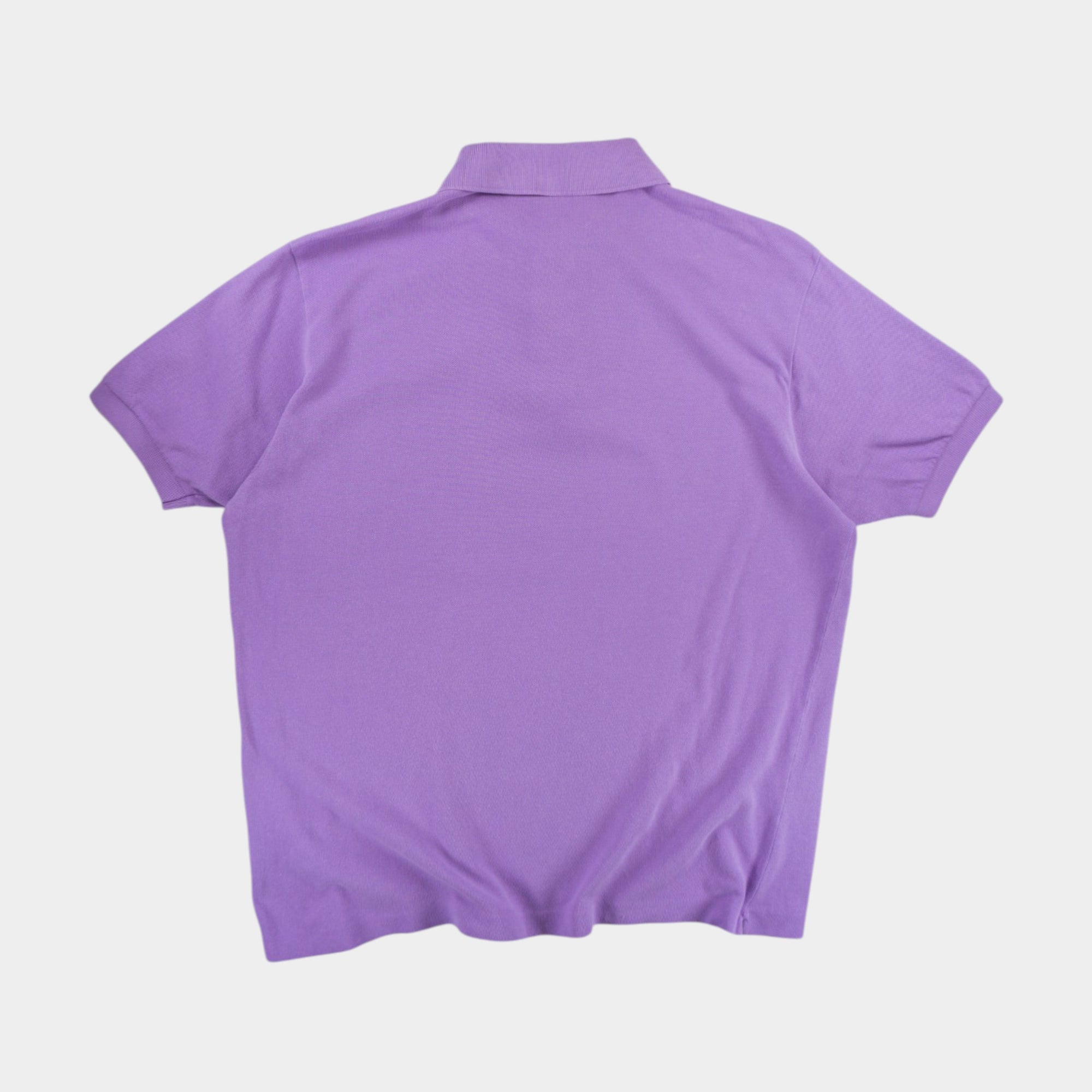 Lacoste Лилава Винтидж Тениска с Яка