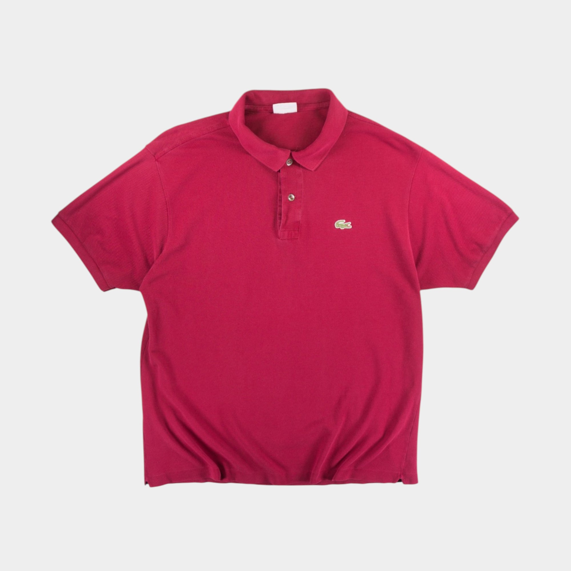 Lacoste Червена Винтидж Тениска с Яка