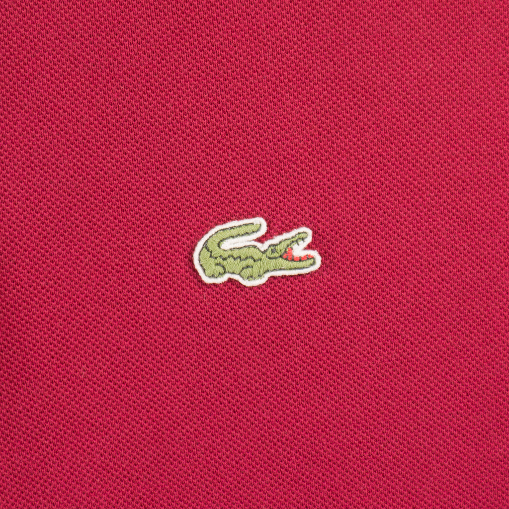 Lacoste Червена Винтидж Тениска с Яка