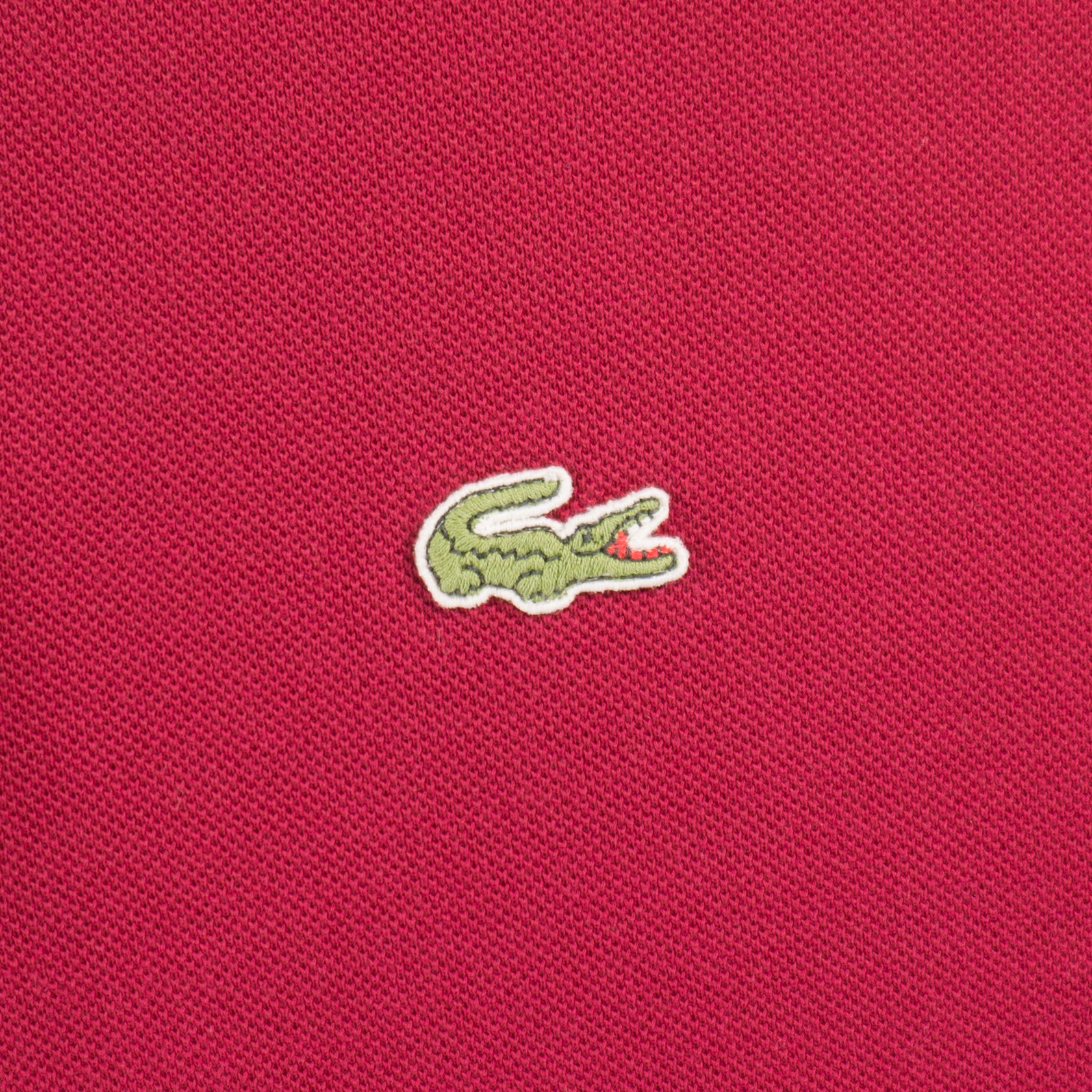 Lacoste Червена Винтидж Тениска с Яка